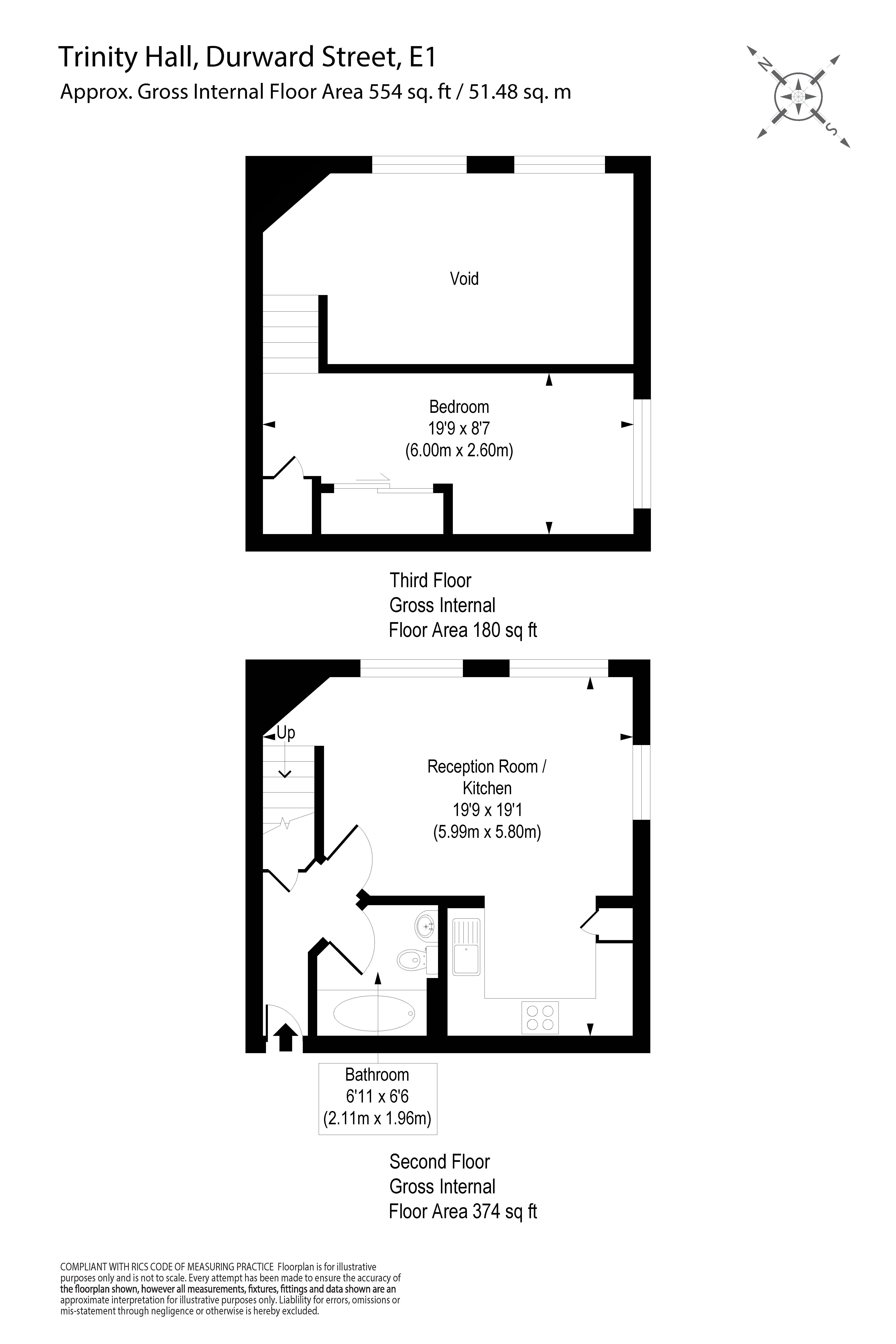 1 Bedrooms Flat to rent in Trinity Hall, 6 Durward Street, London E1