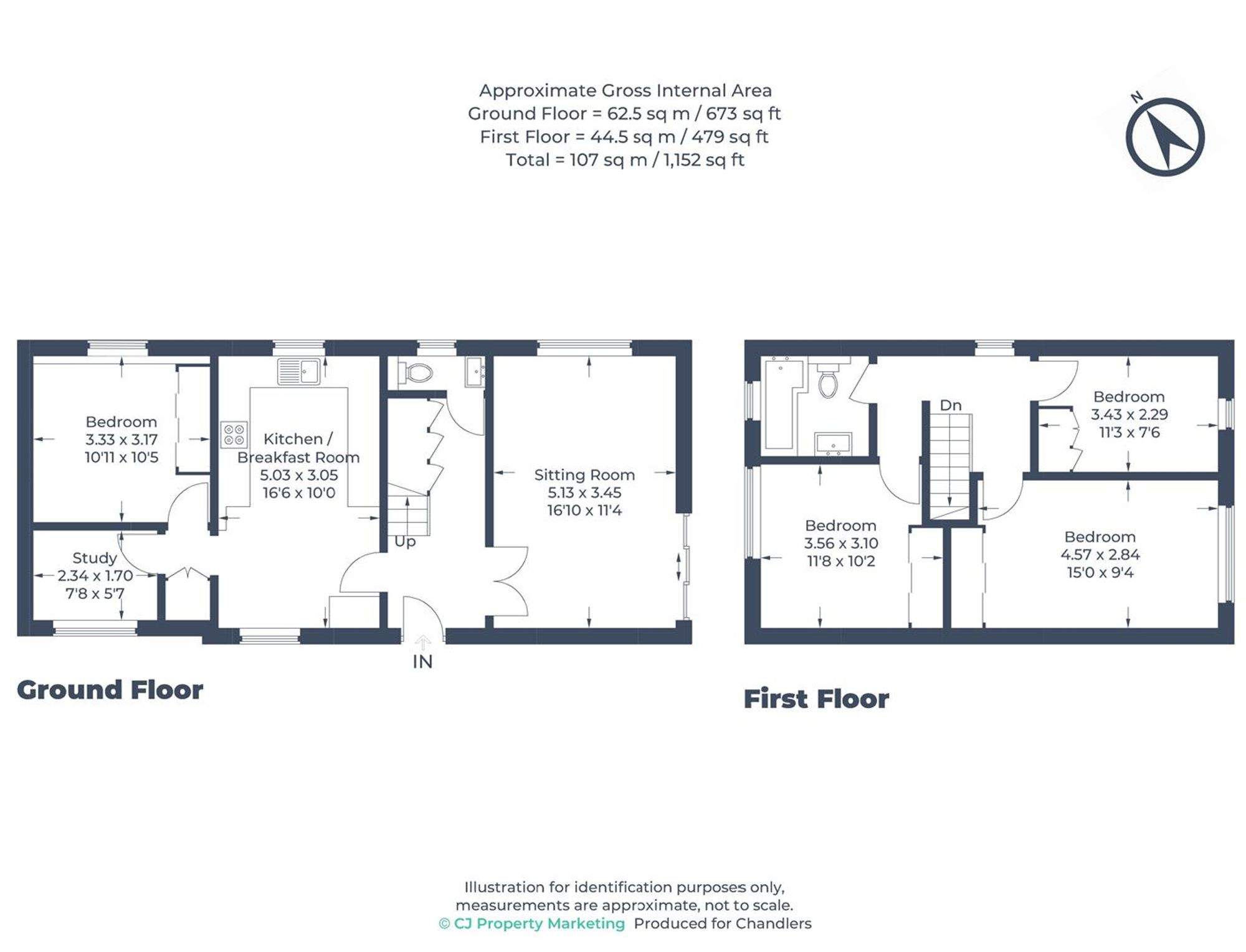 21 Shoreham Close, Stevenage floorplan