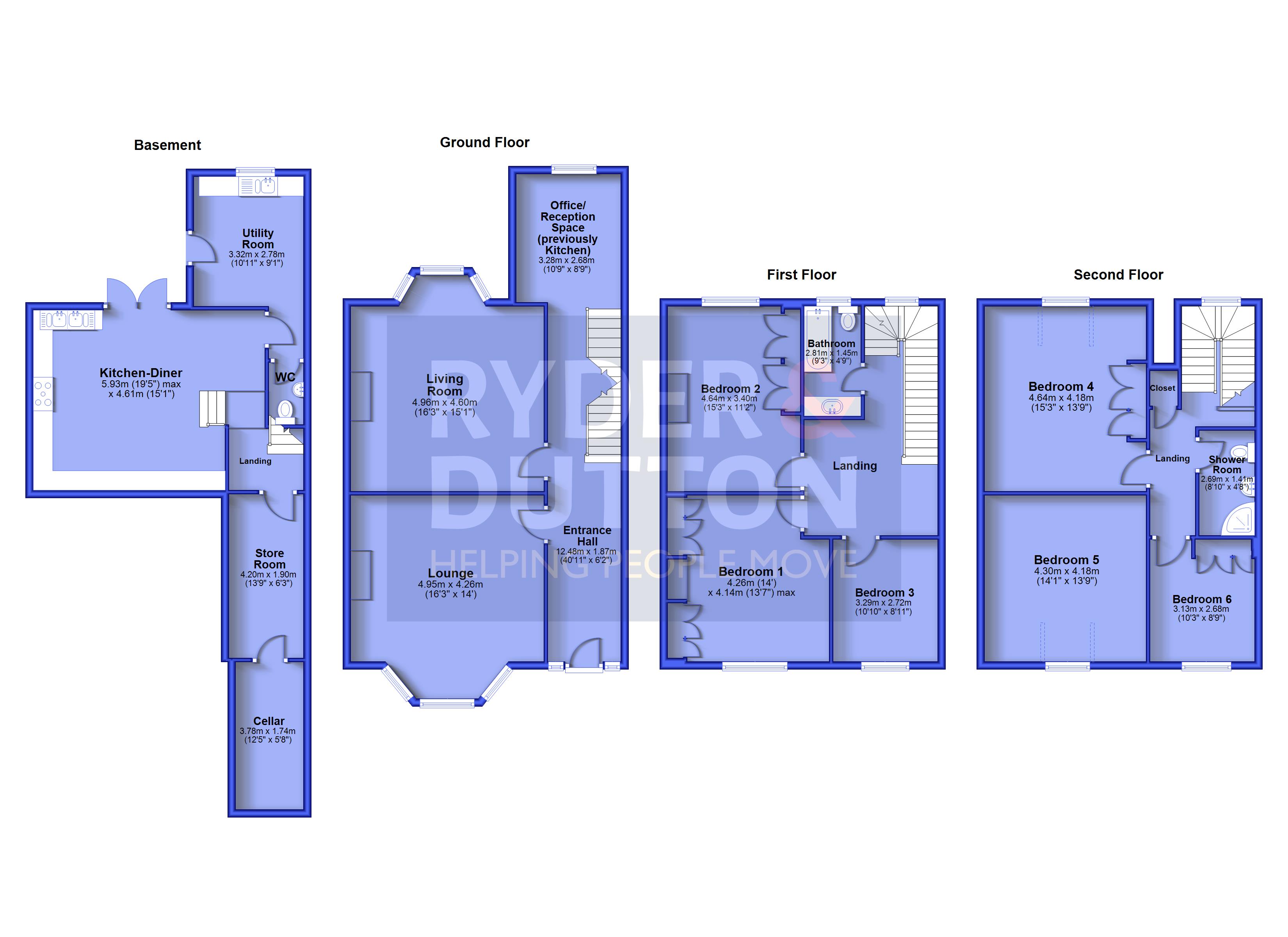 Melrose, 46, Haslingden Road, Rossendale floorplan