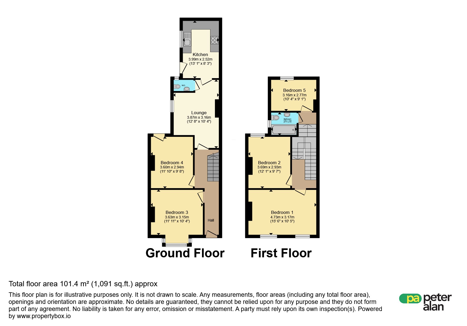 37, Terrace Road, Swansea floorplan