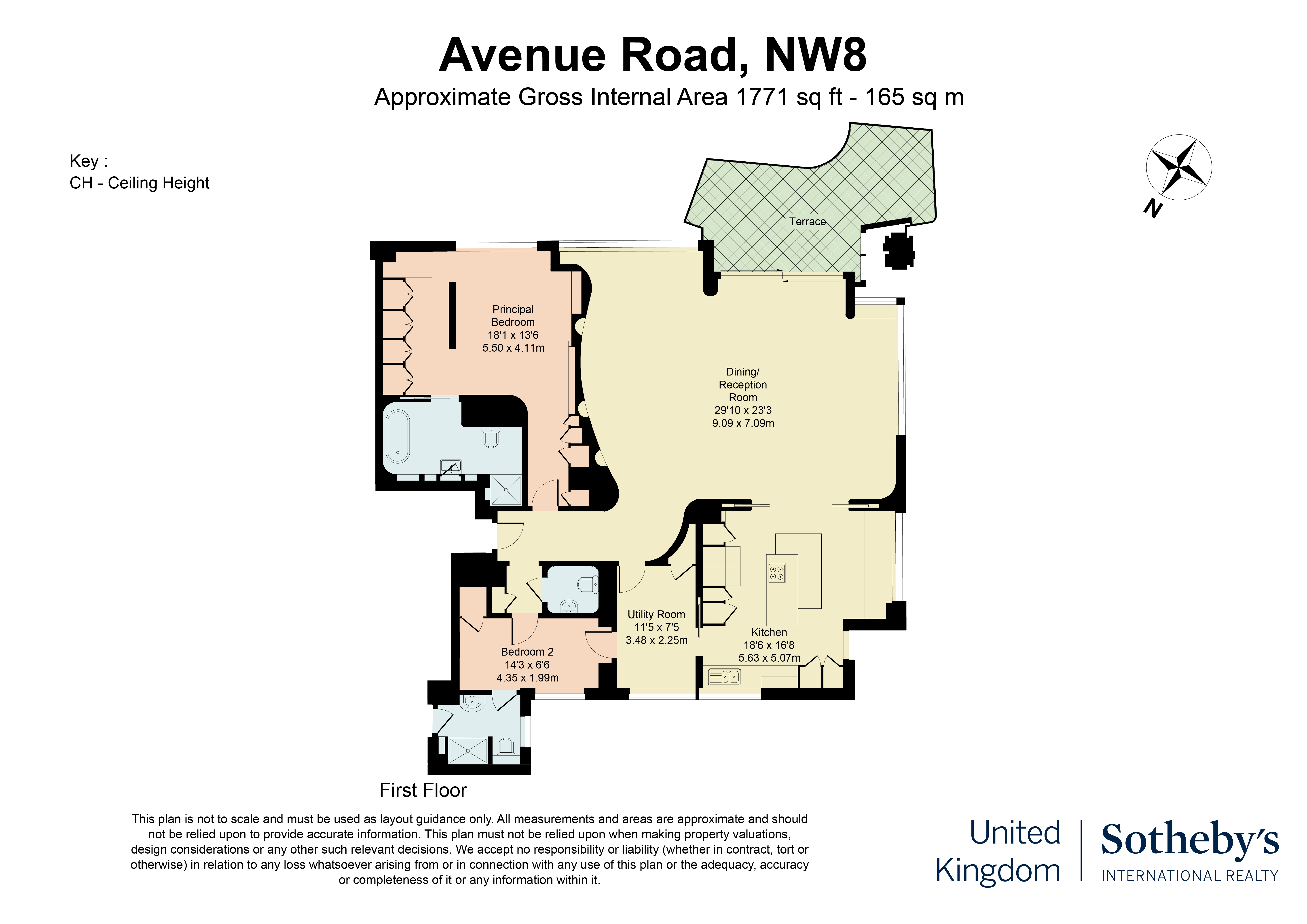 2, Avenue road, London floorplan