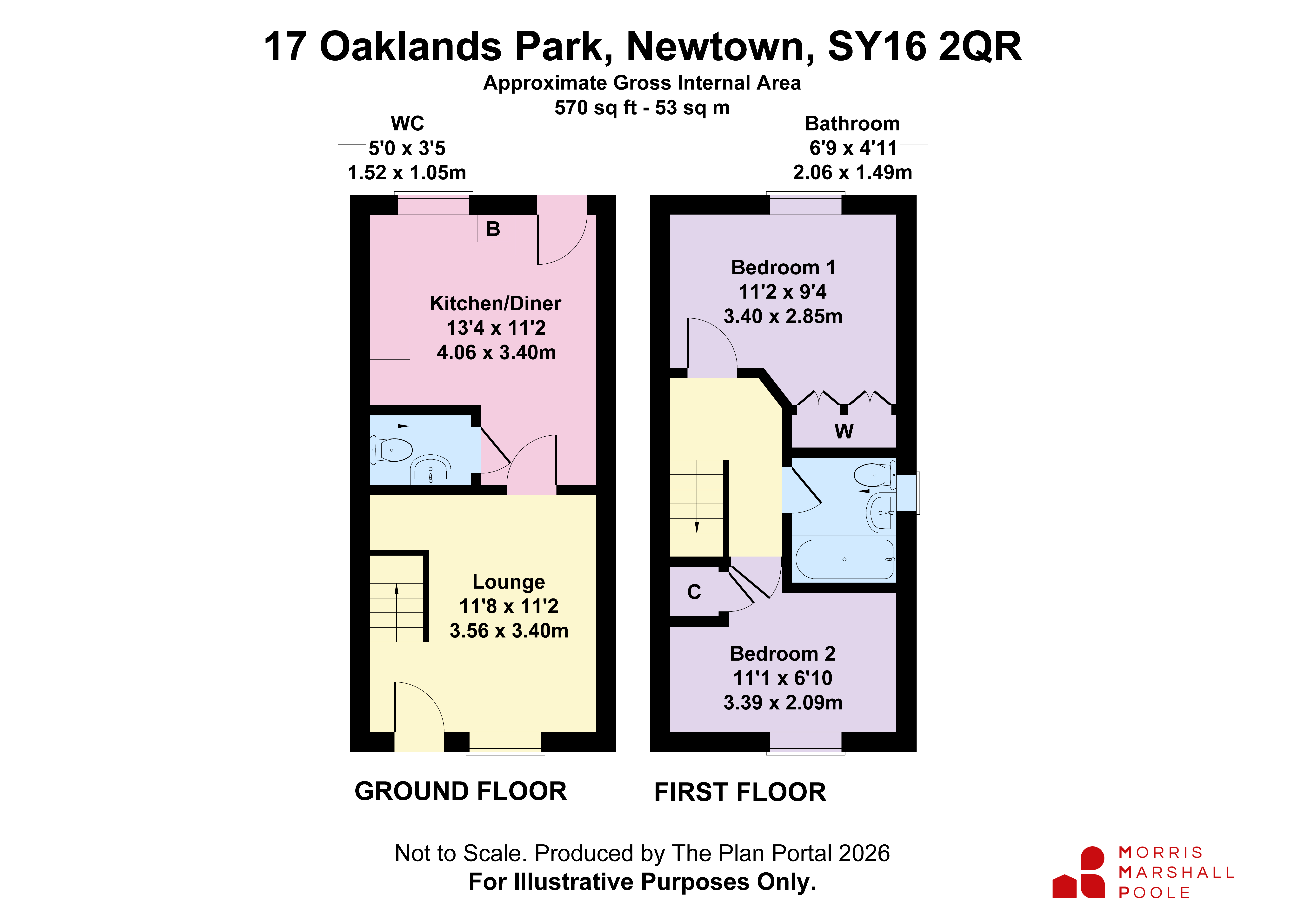 17, Oaklands Park, Powys floorplan