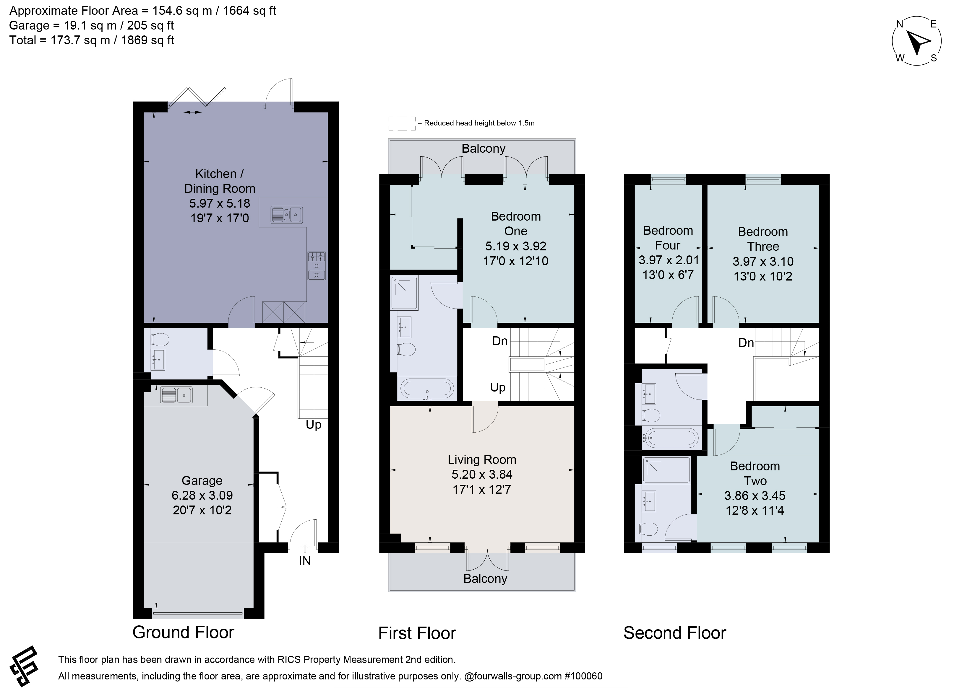 2, King Charles Square, Kent floorplan