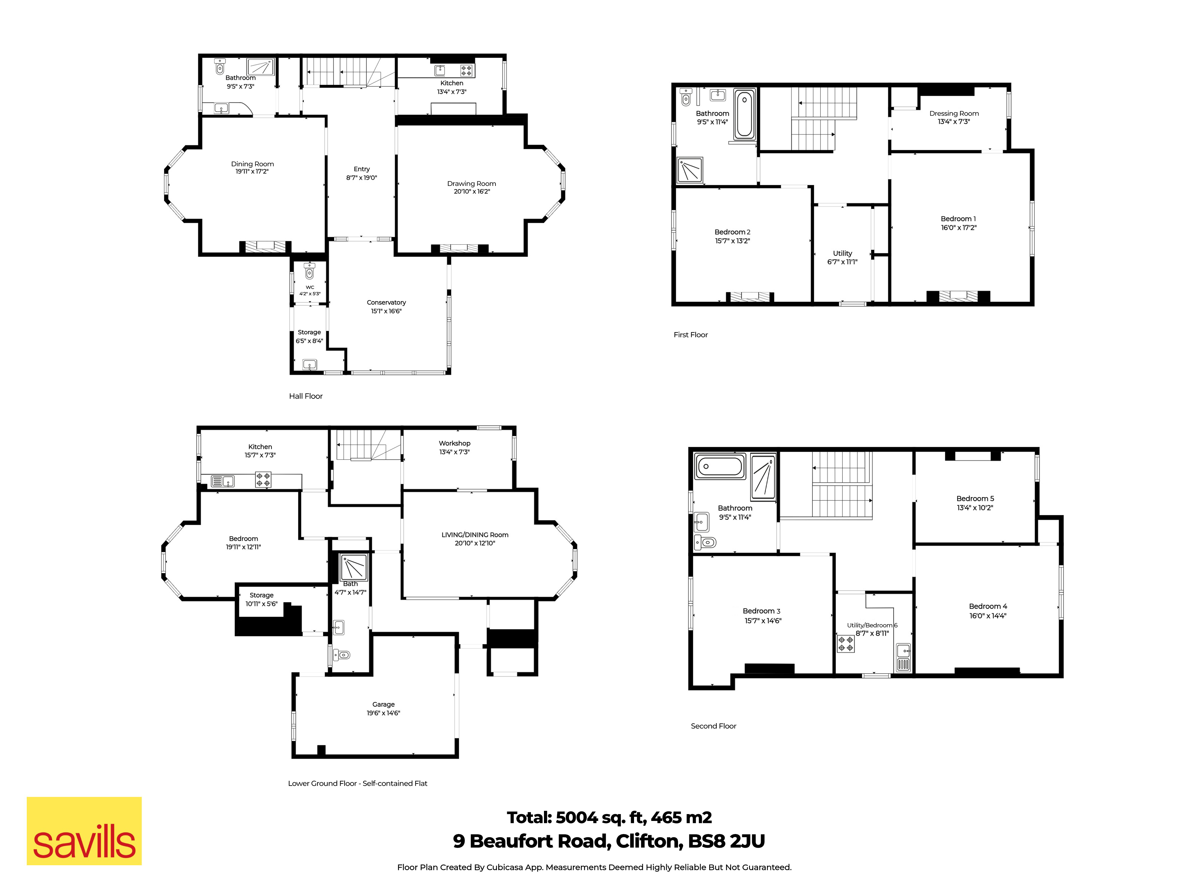 9, Beaufort Road, Bristol floorplan