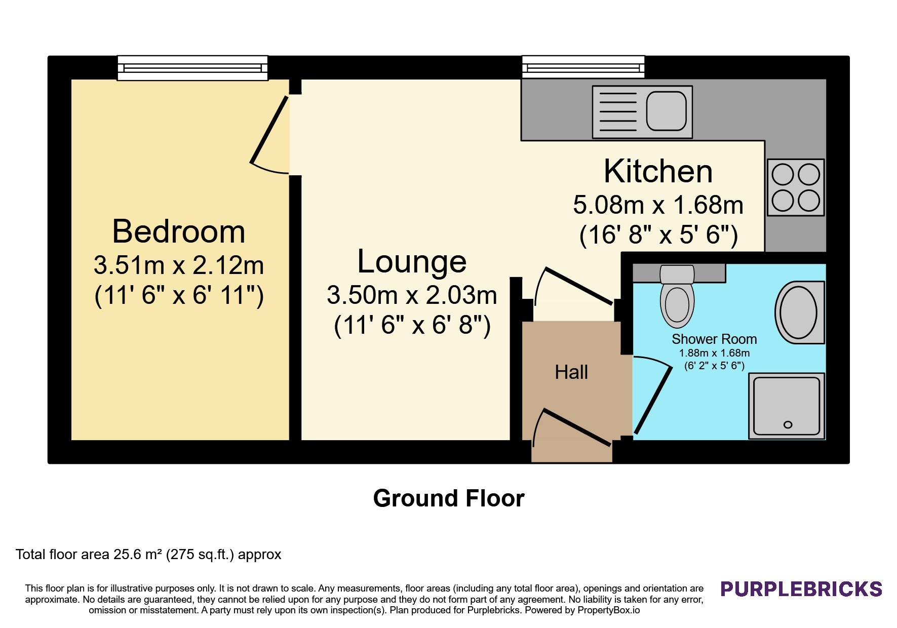 12 Southview Court, Southview Road, Brighton floorplan