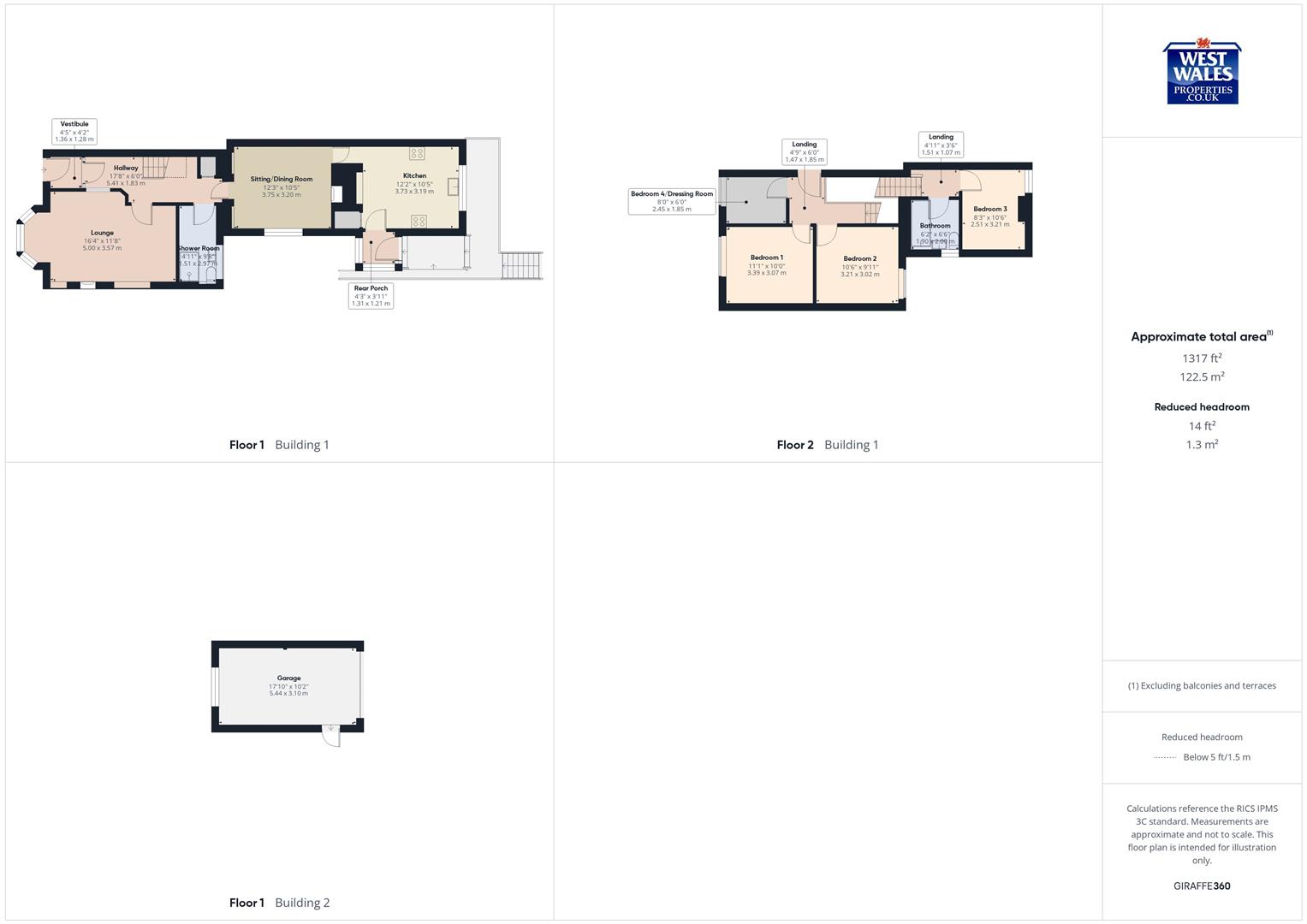 5, College Hill, Llanelli floorplan