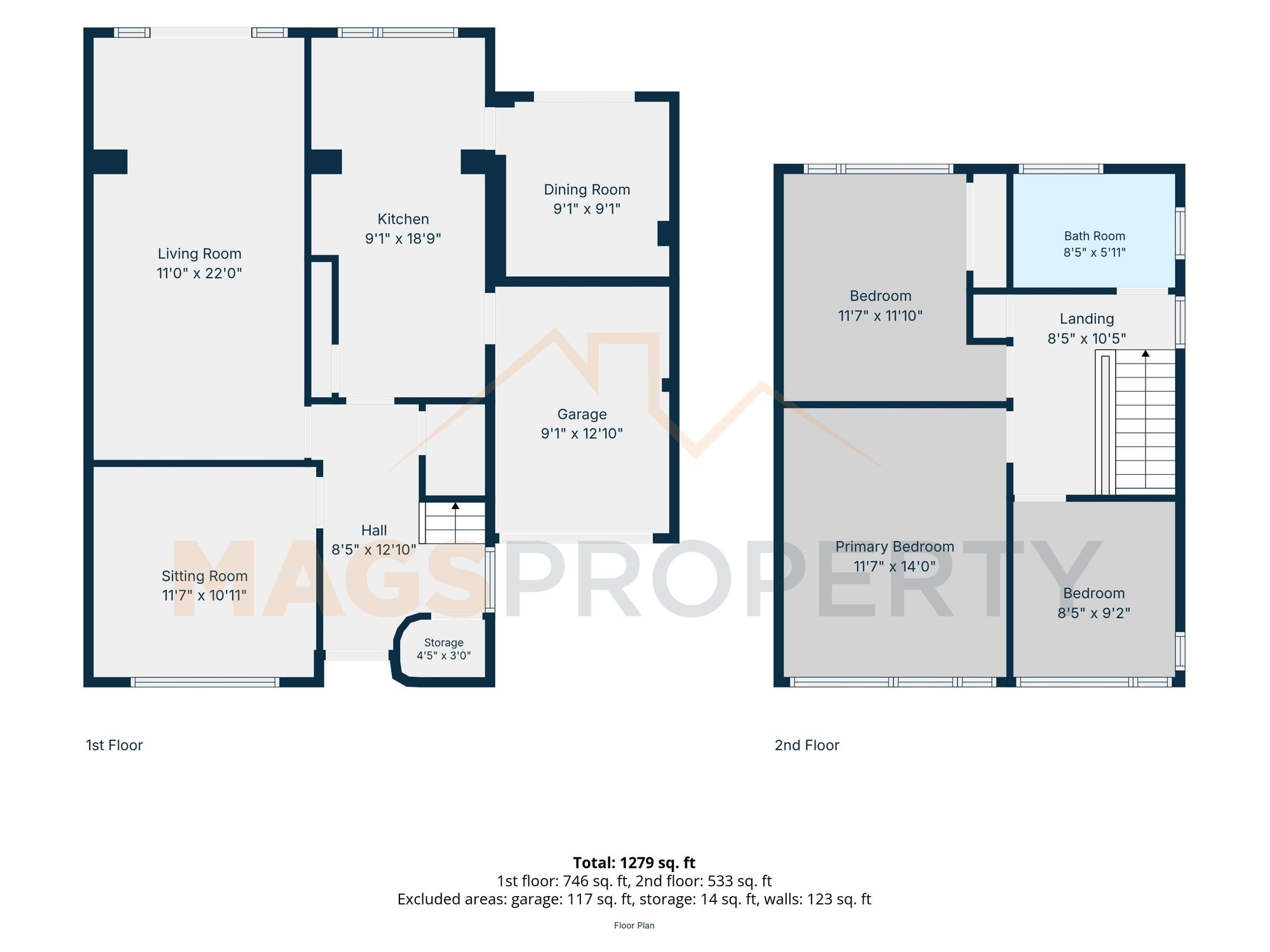 3 Alscot Close, Liverpool floorplan