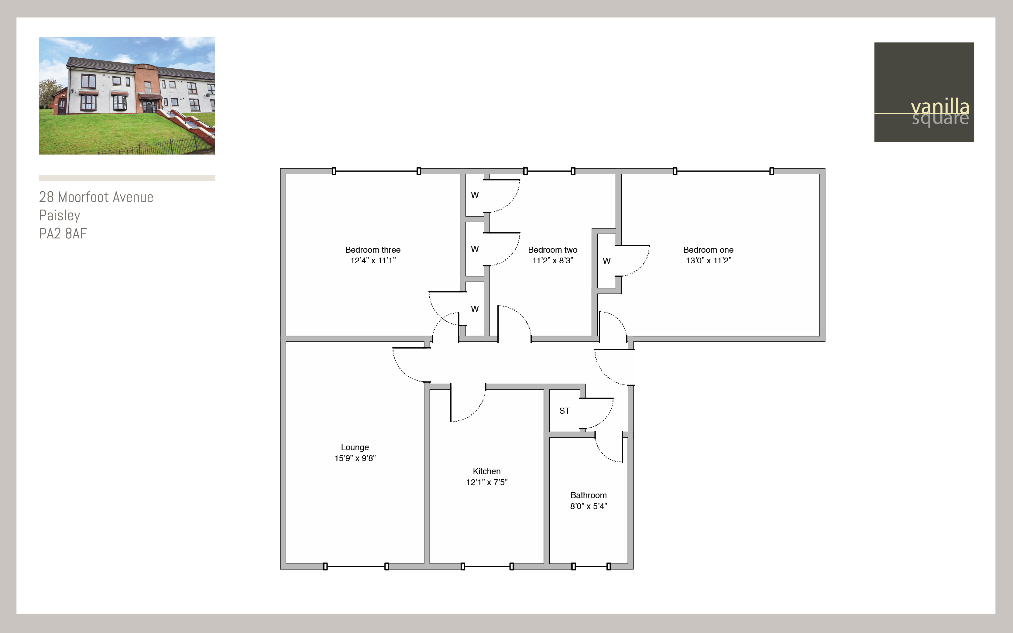 3 Bedrooms Flat for sale in Moorfoot Avenue, Paisley PA2