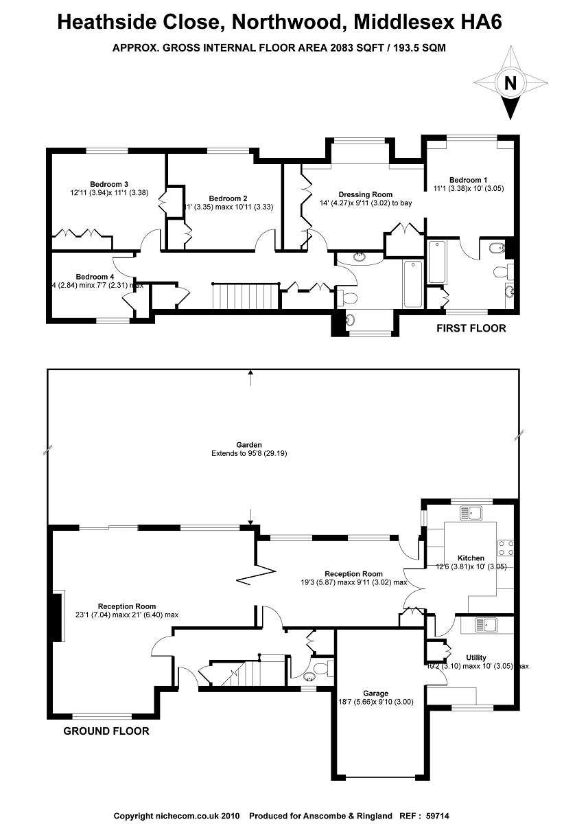 4 Bedrooms Detached house to rent in Heathside Close, Moor Park HA6