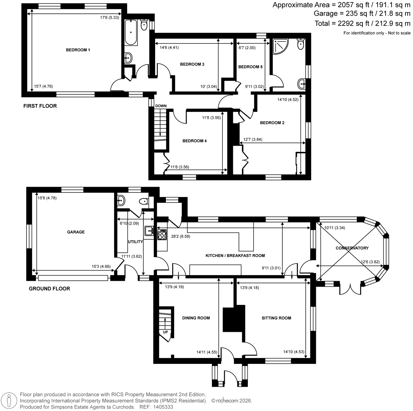Todsbrook,, Blackhorse Road, Woking floorplan