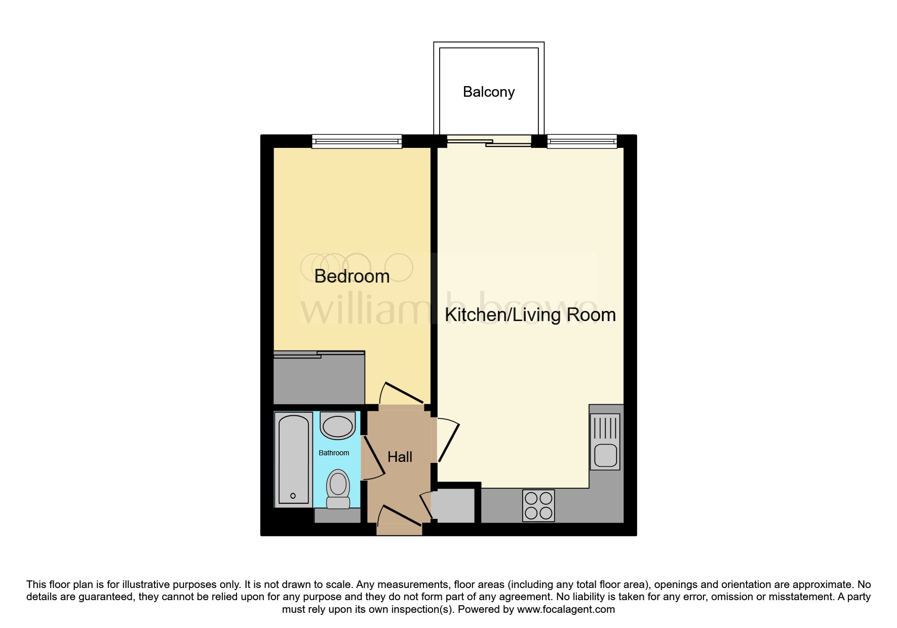 Flat 424, Cutmore, Ropeworks, 1, Arboretum Place, Barking floorplan