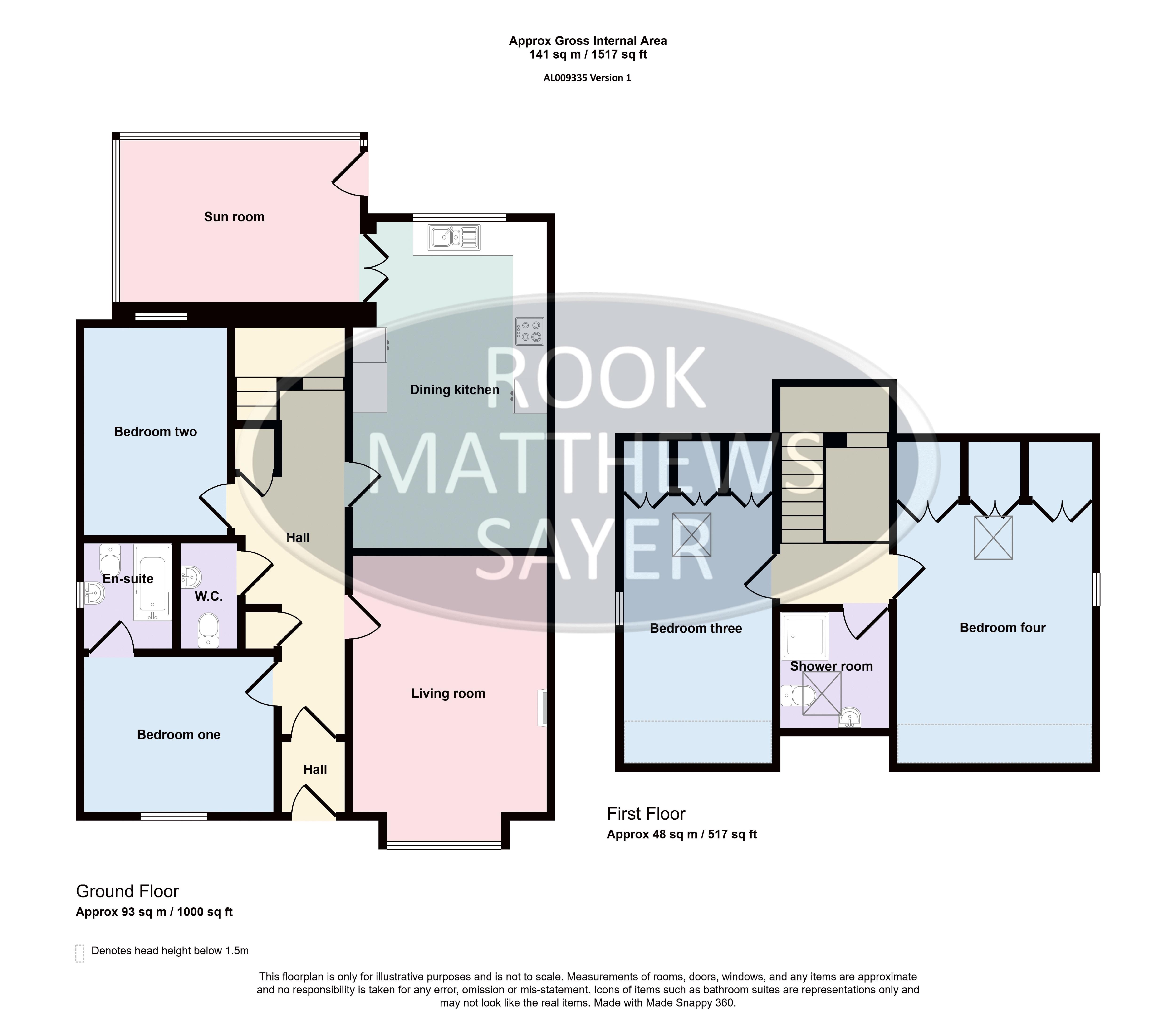 5, Yeavering Court, Belford floorplan