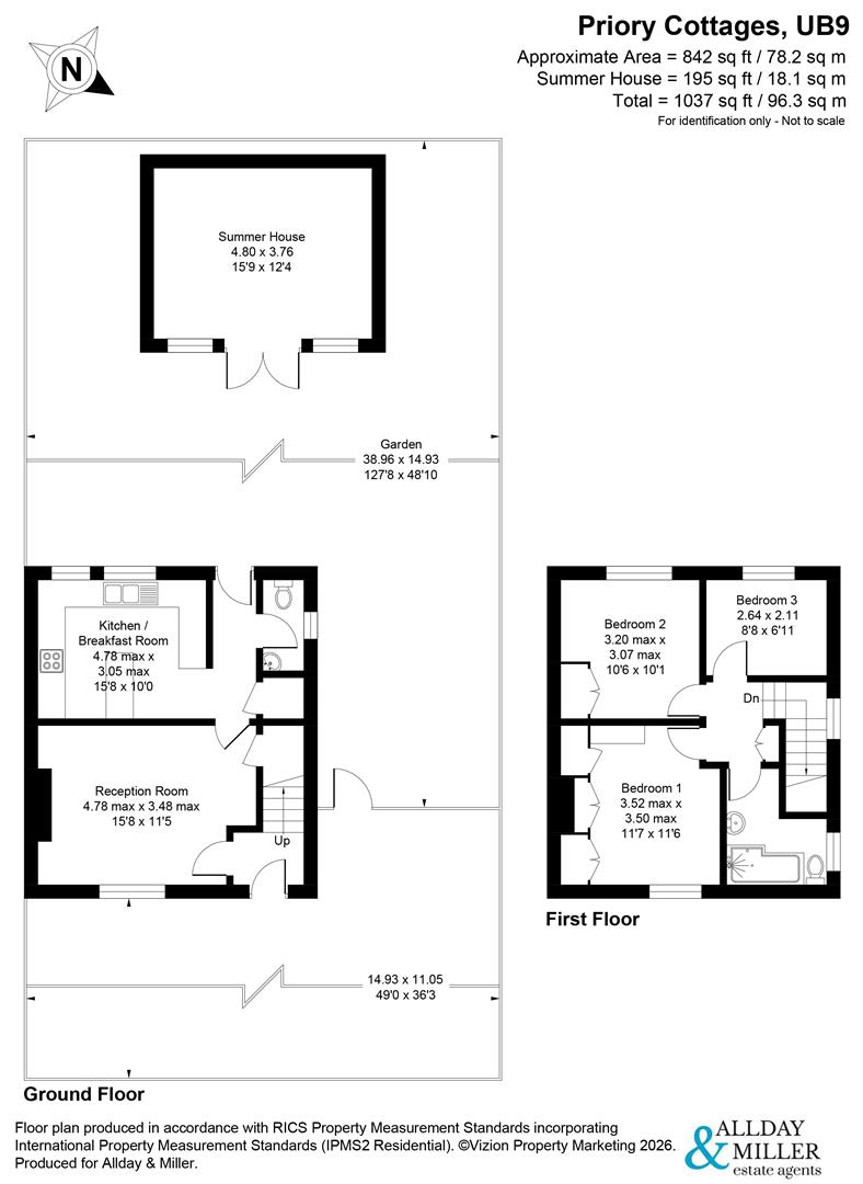 16 Priory Cottages, Harvil Road, Uxbridge floorplan