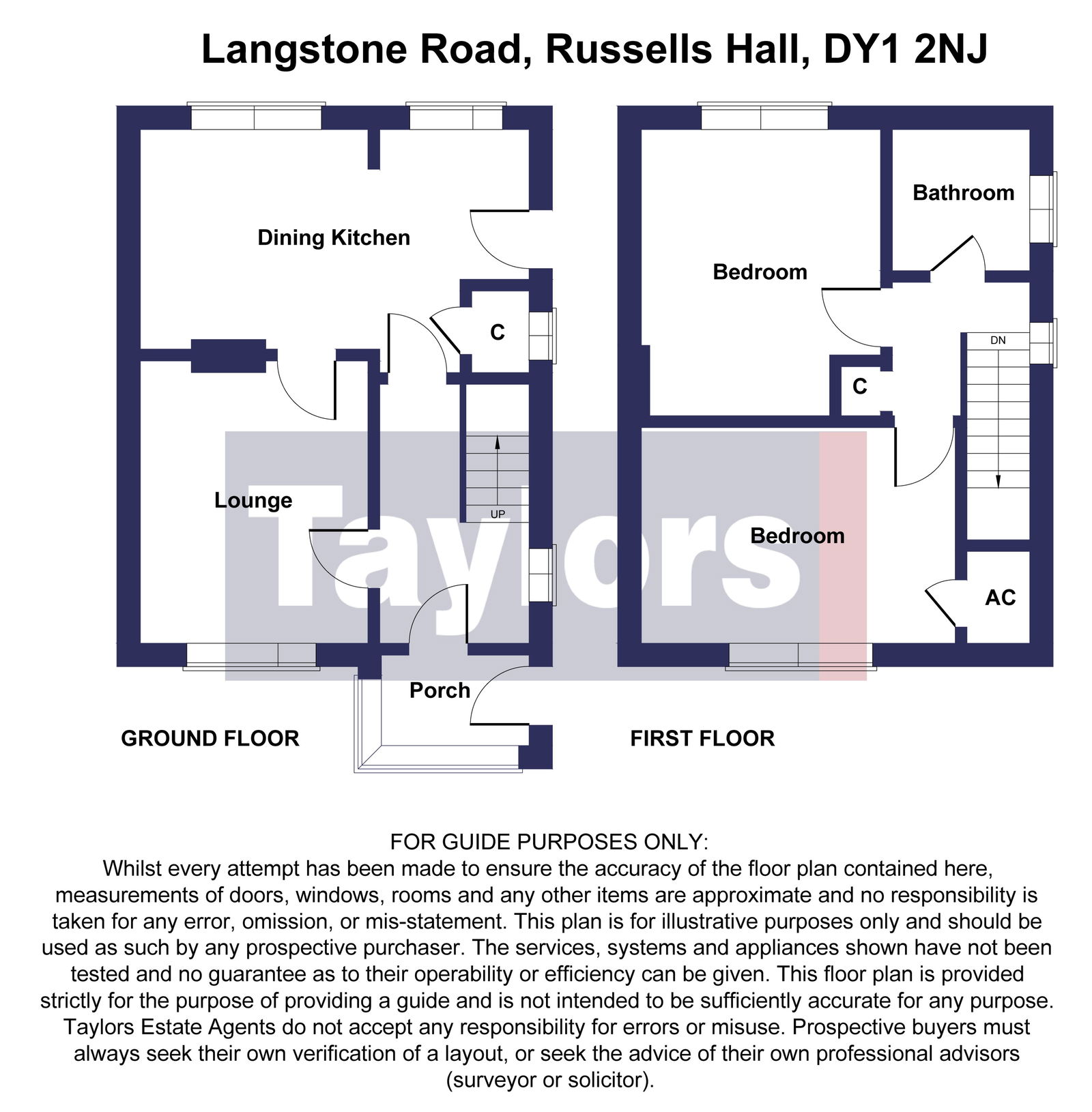 102, Langstone Road, Dudley floorplan