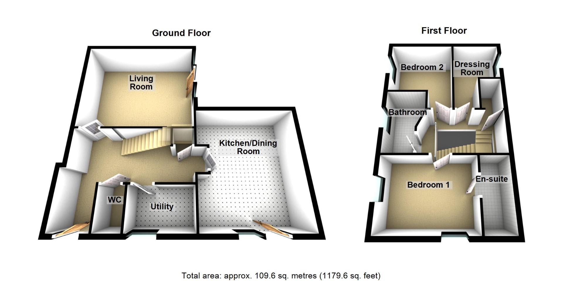 2 North Farm, Pegswood Village, Morpeth floorplan