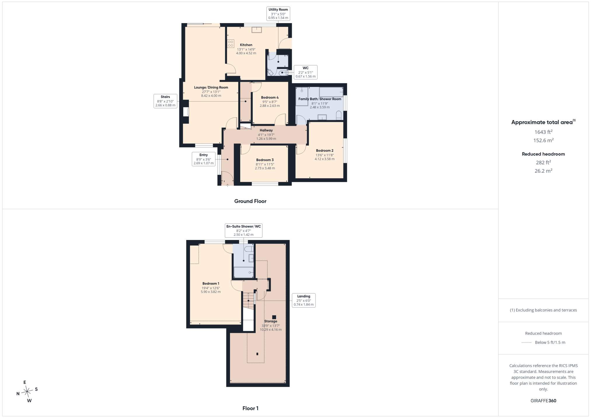 1, Lon-y-deri, Cardiff floorplan
