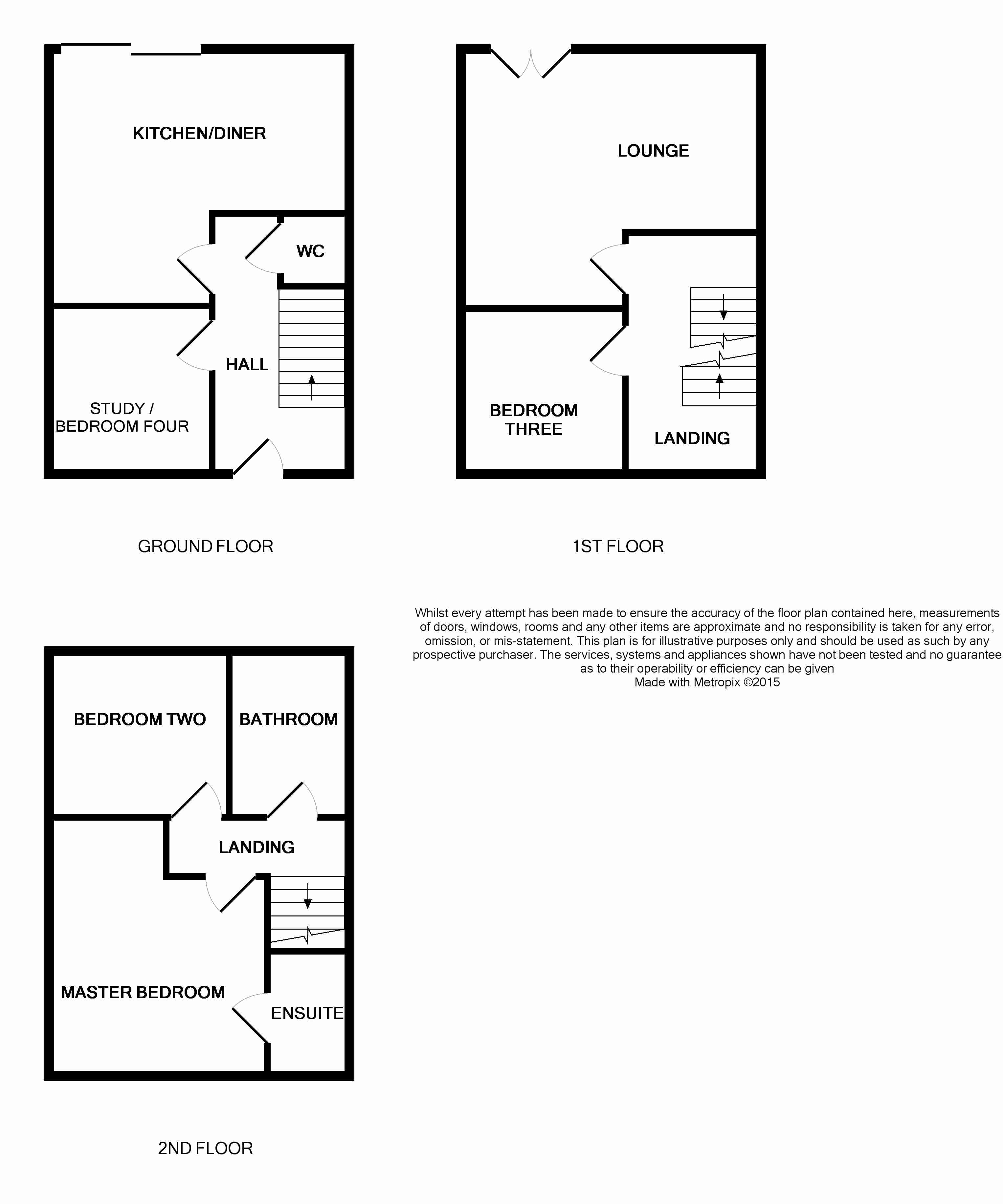 3, Stanyer Court, Nantwich floorplan