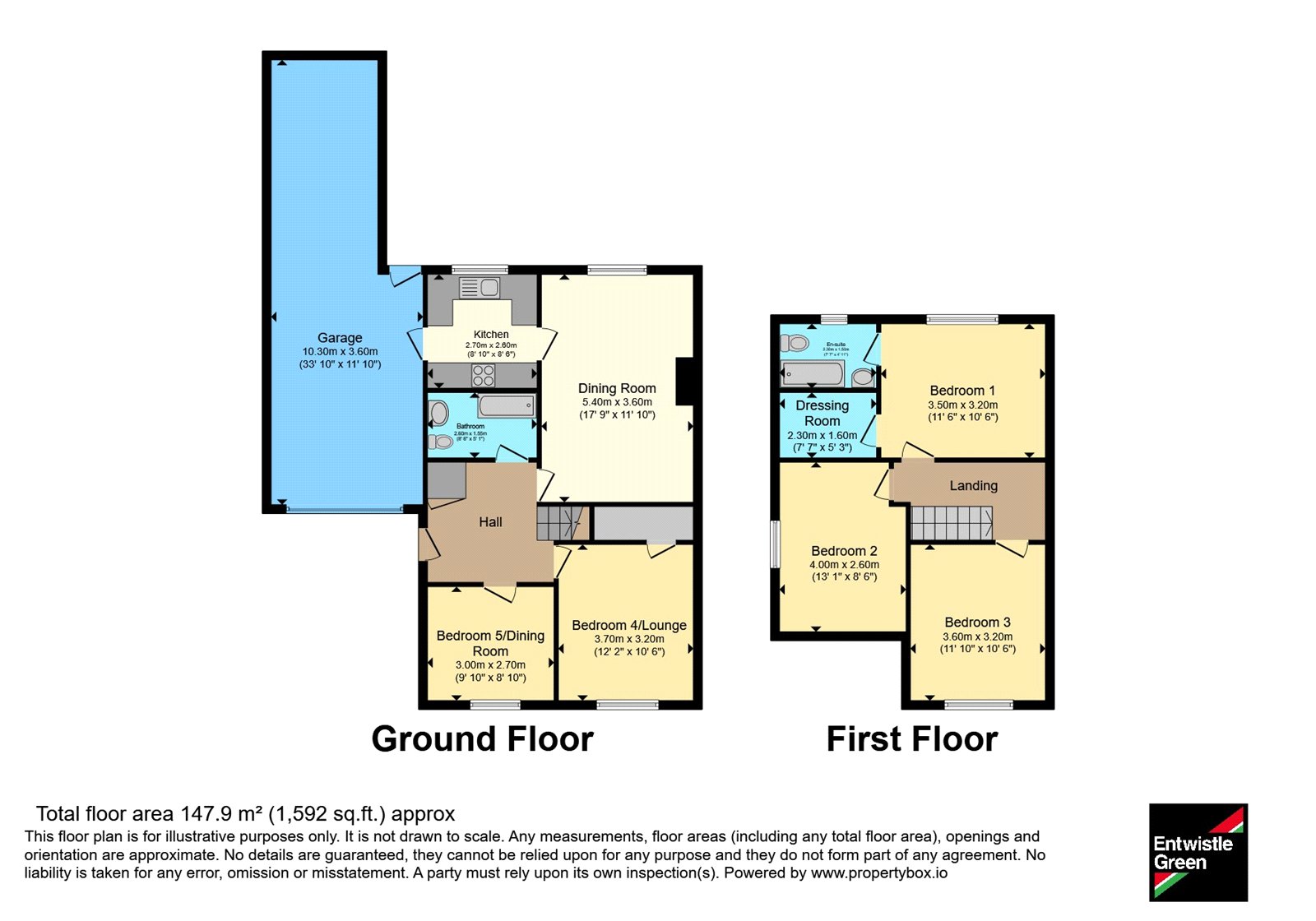 3, Birks Drive, Greater Manchester floorplan