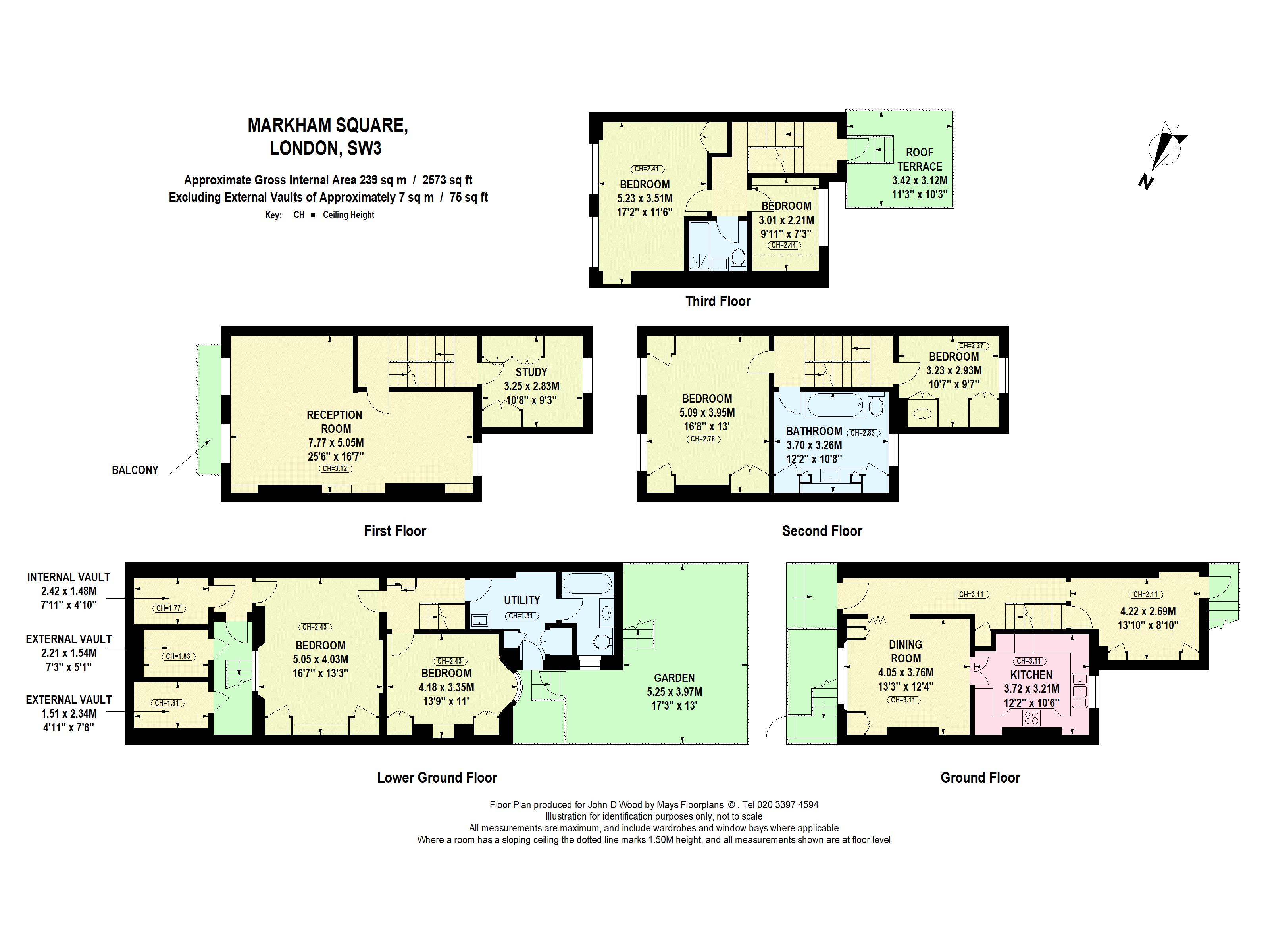 13, Markham Square, London floorplan