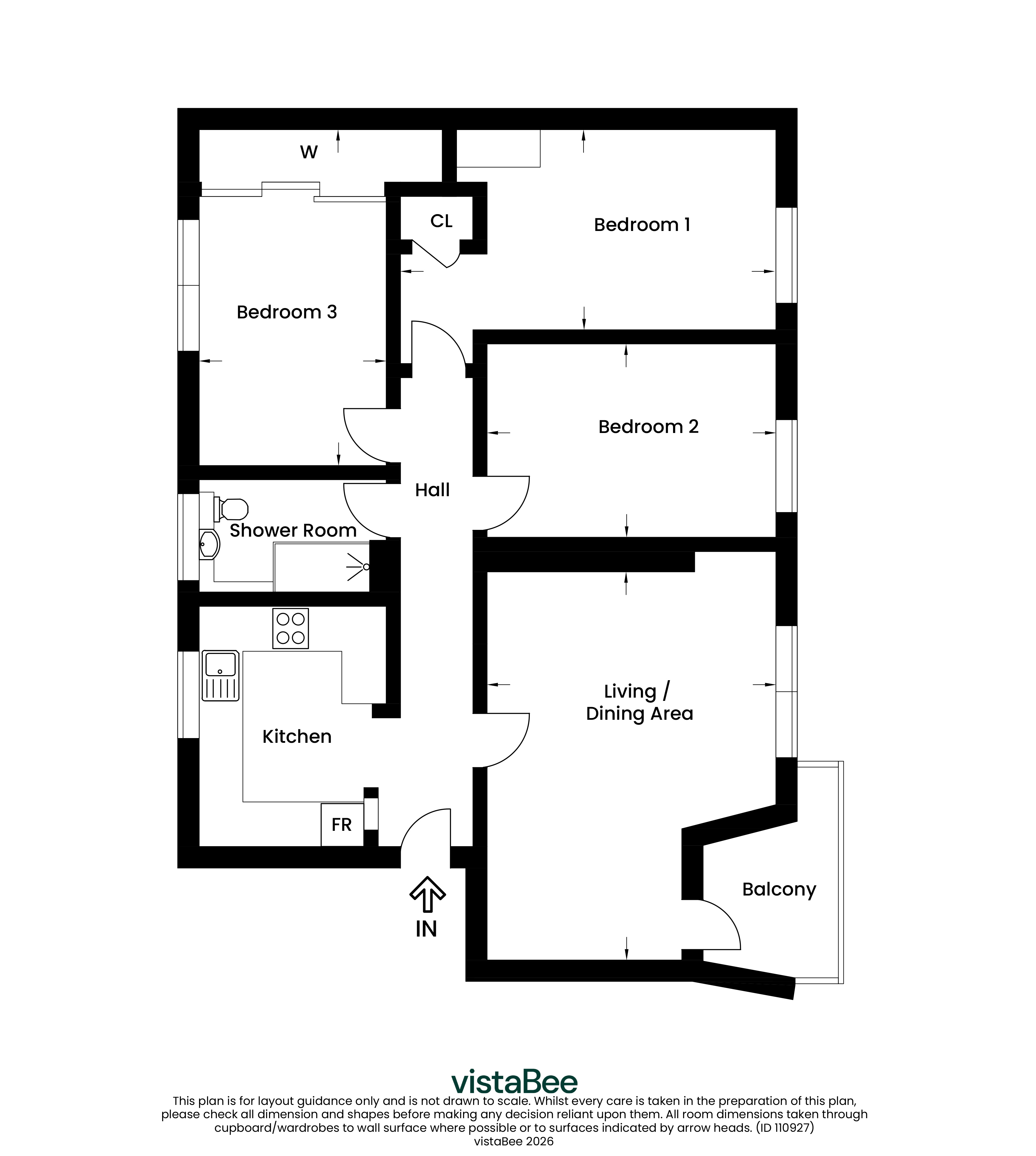 1/1, 9, Essenside Avenue, Glasgow floorplan