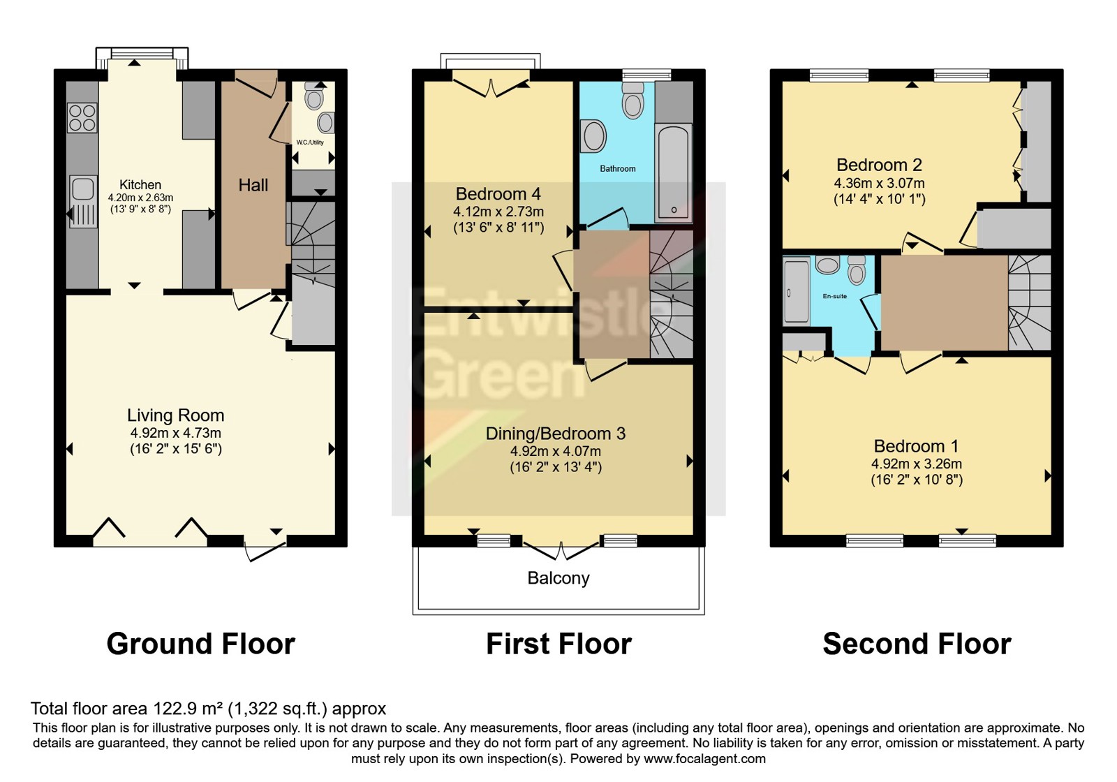6, Glendale Walk, Great Sankey floorplan