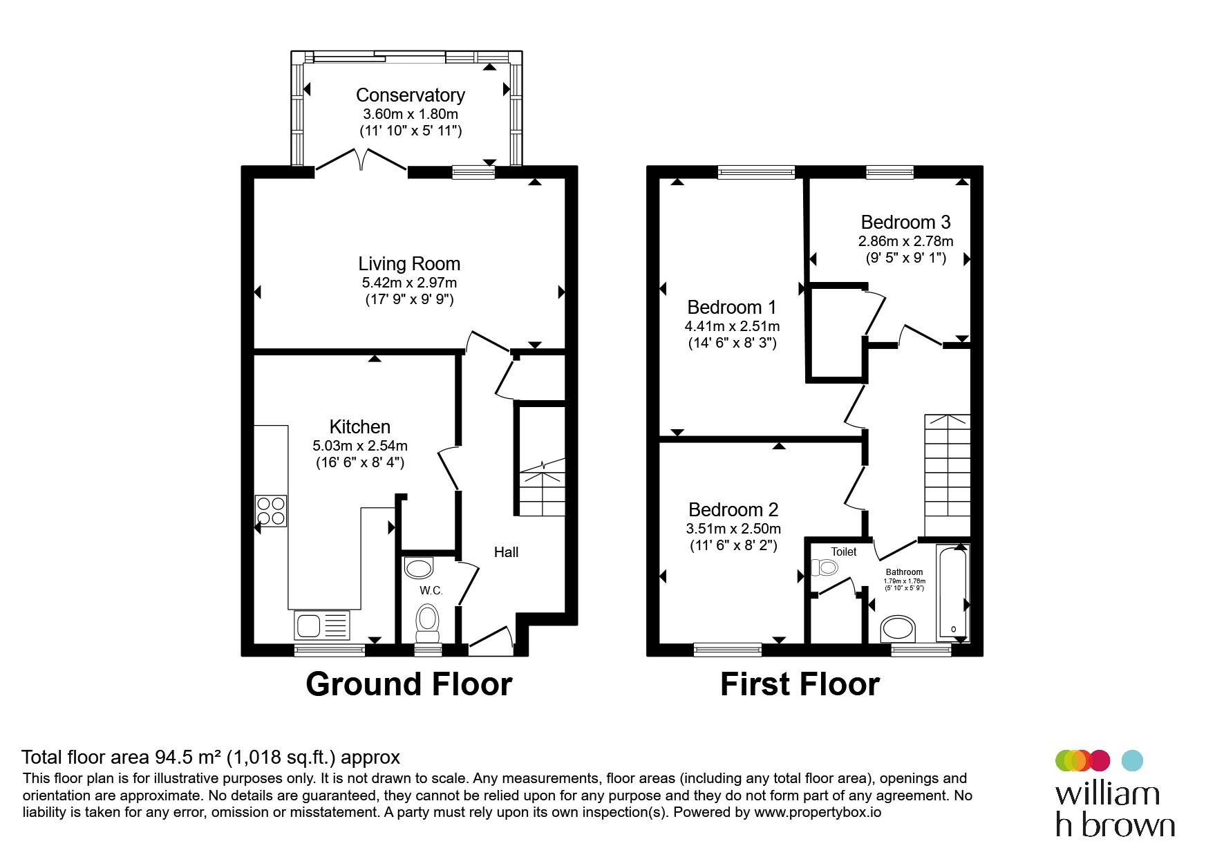 17, Walledwell Court, Northampton floorplan