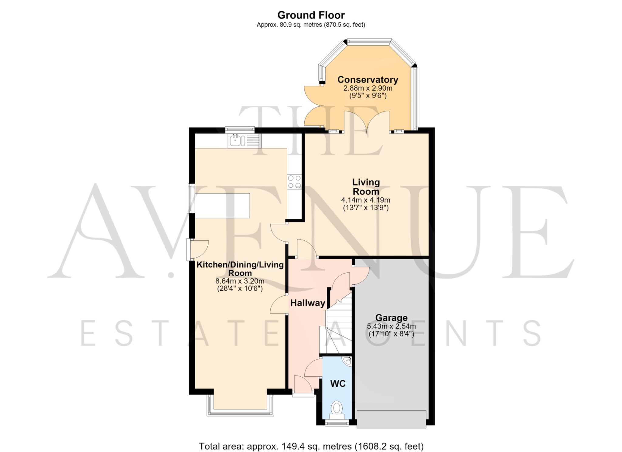 196 Girton Way, Mickleover, Derbyshire floorplan