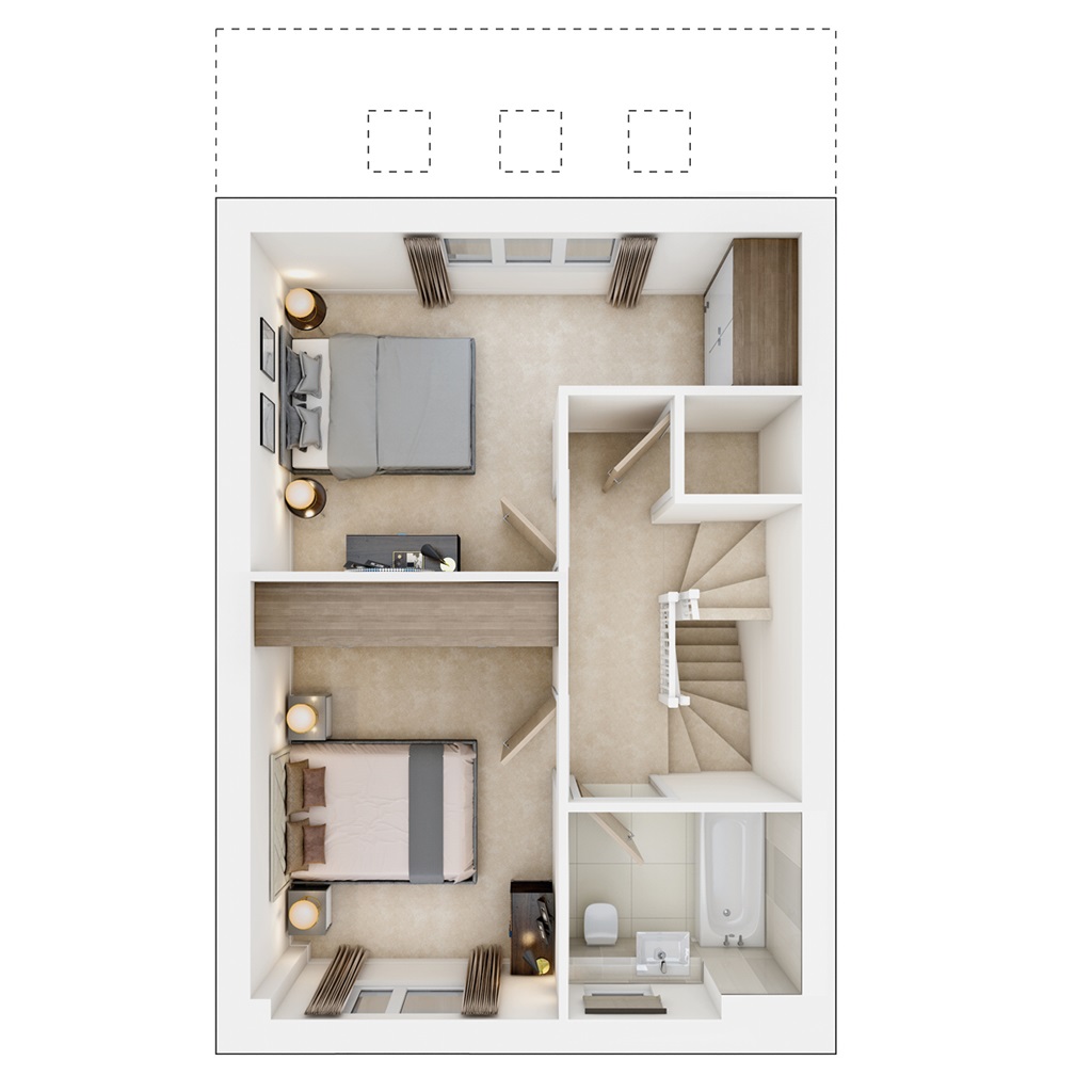 The Keymer - Plot 123, Friars Oak, London Road, Hassocks floorplan