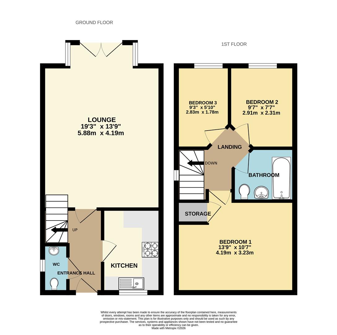 28, Goldworkings Crescent, Leicester floorplan