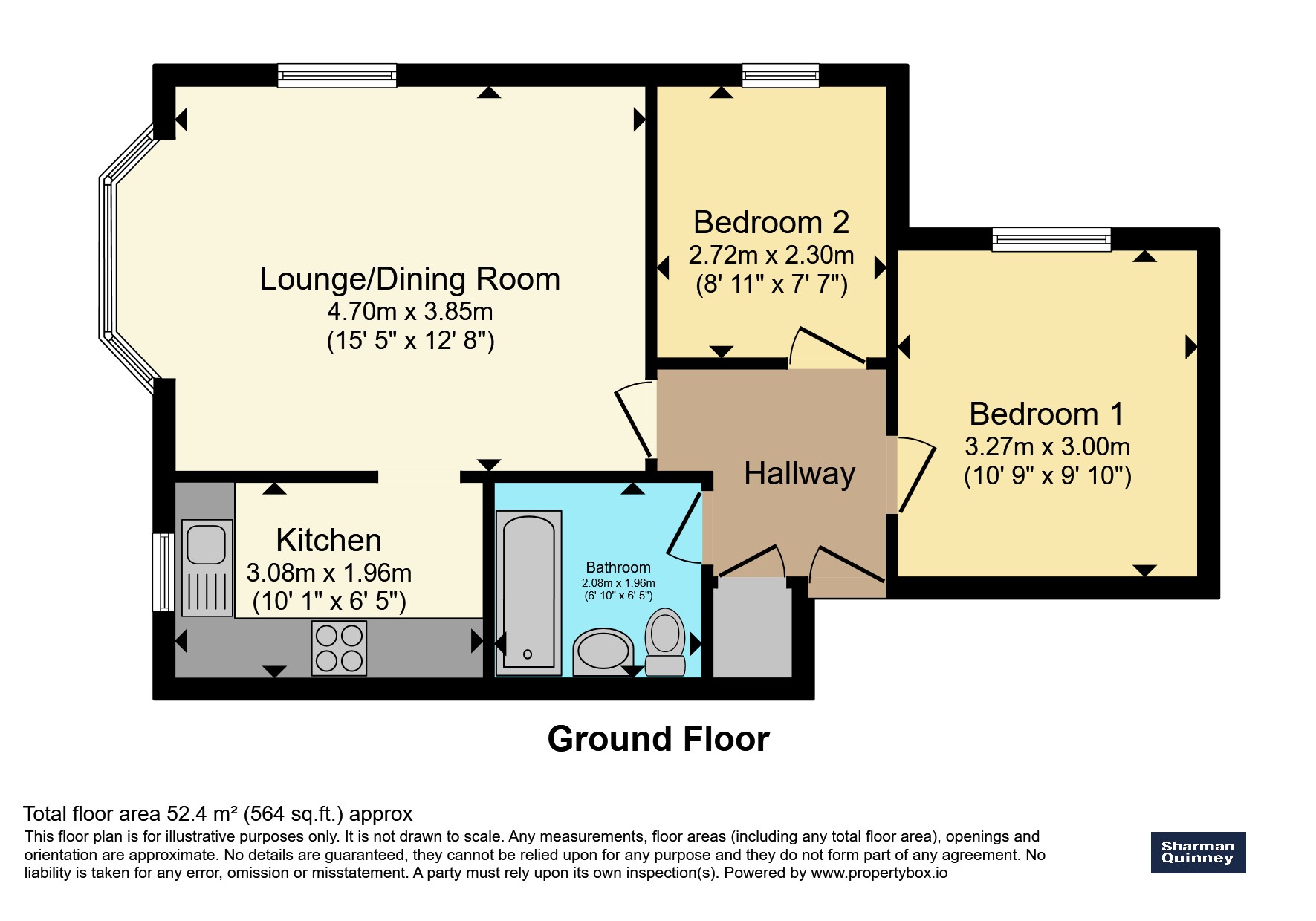 Flat 5, Wren Court, Church Street, Peterborough floorplan