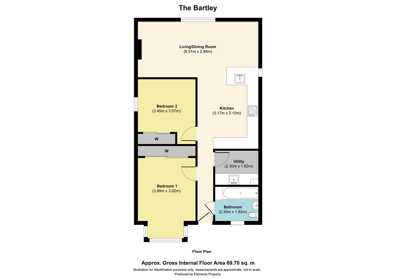 The Bartley, Gallamore Gardens, Market Rasen floorplan
