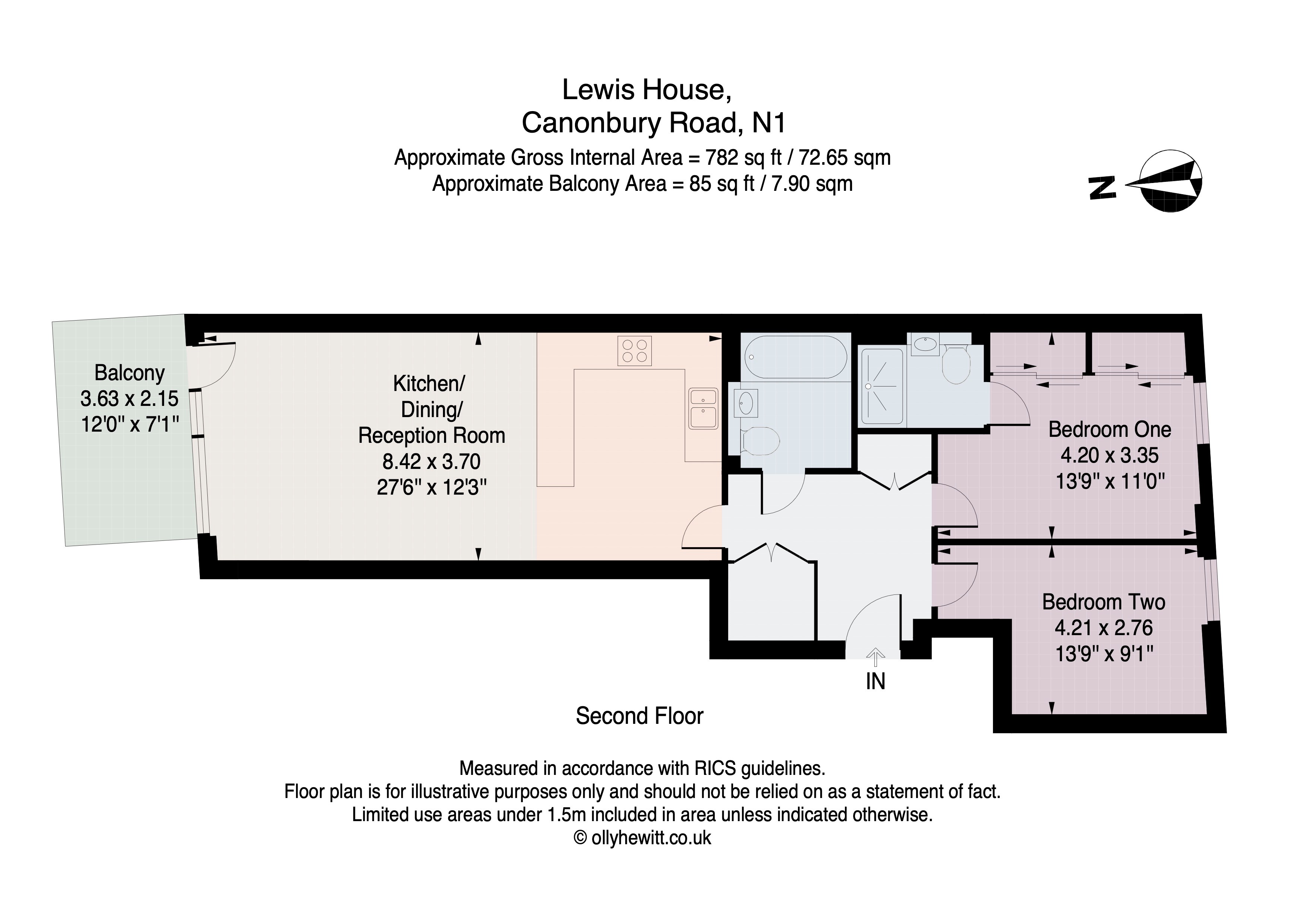 85 Canonbury Road, Islington floorplan