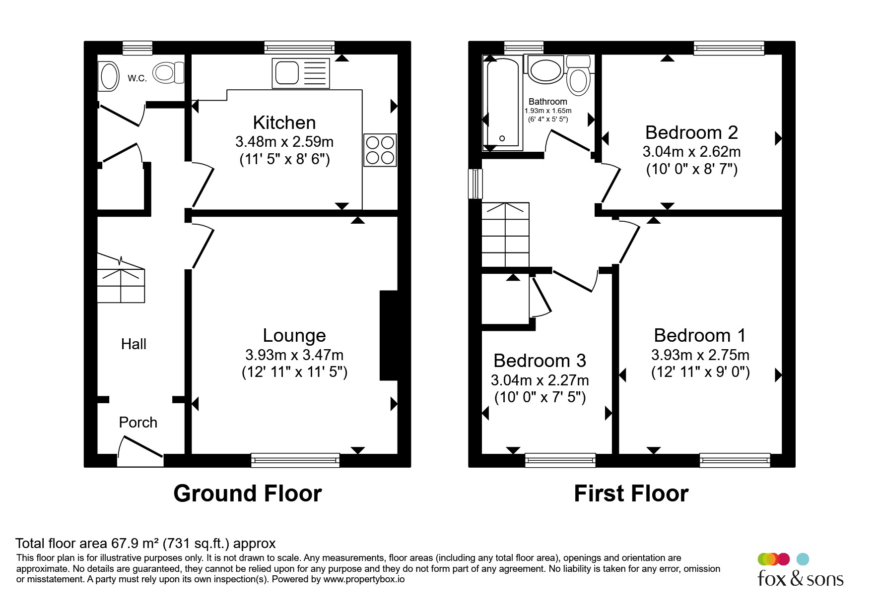 6, Lyngford Square, Taunton floorplan