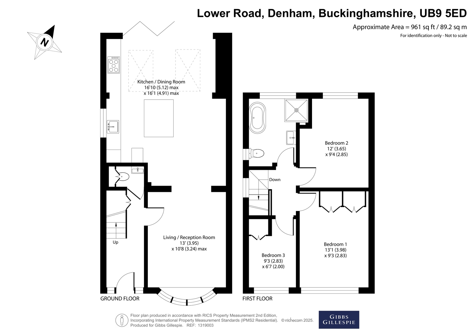 98, Lower Road, Buckinghamshire floorplan