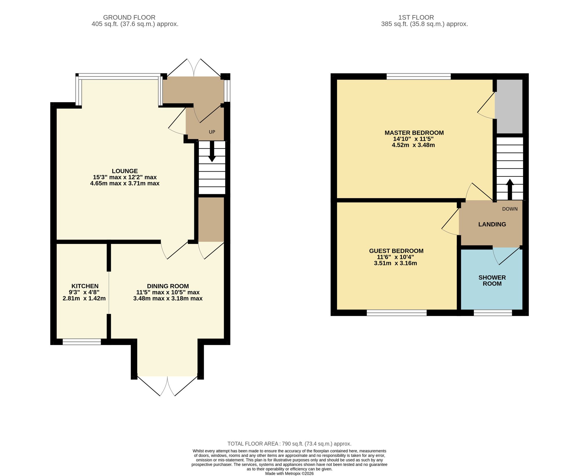 Barry Crescent, Manchester floorplan