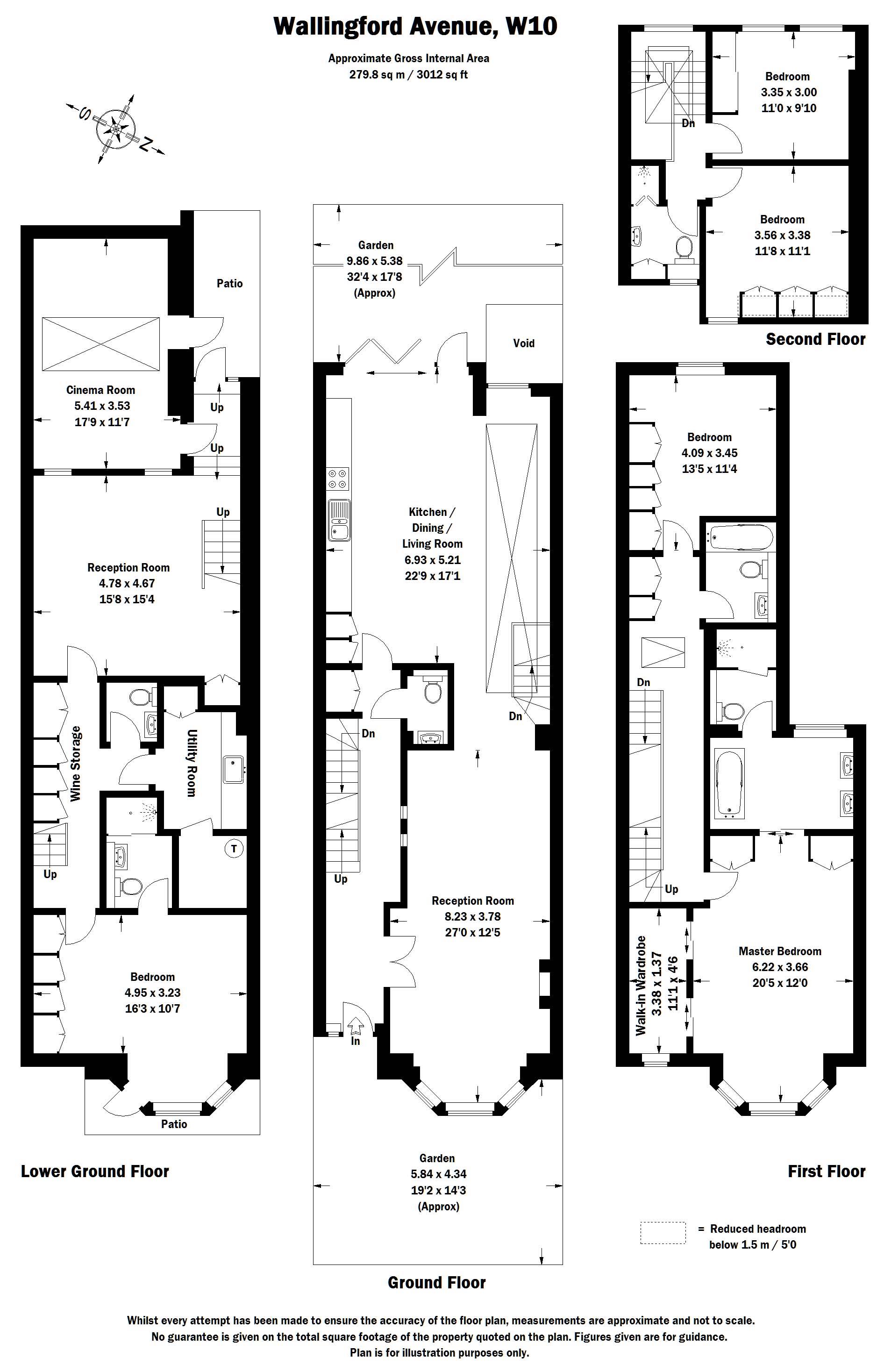 5 Bedrooms  to rent in Wallingford Avenue, London W10