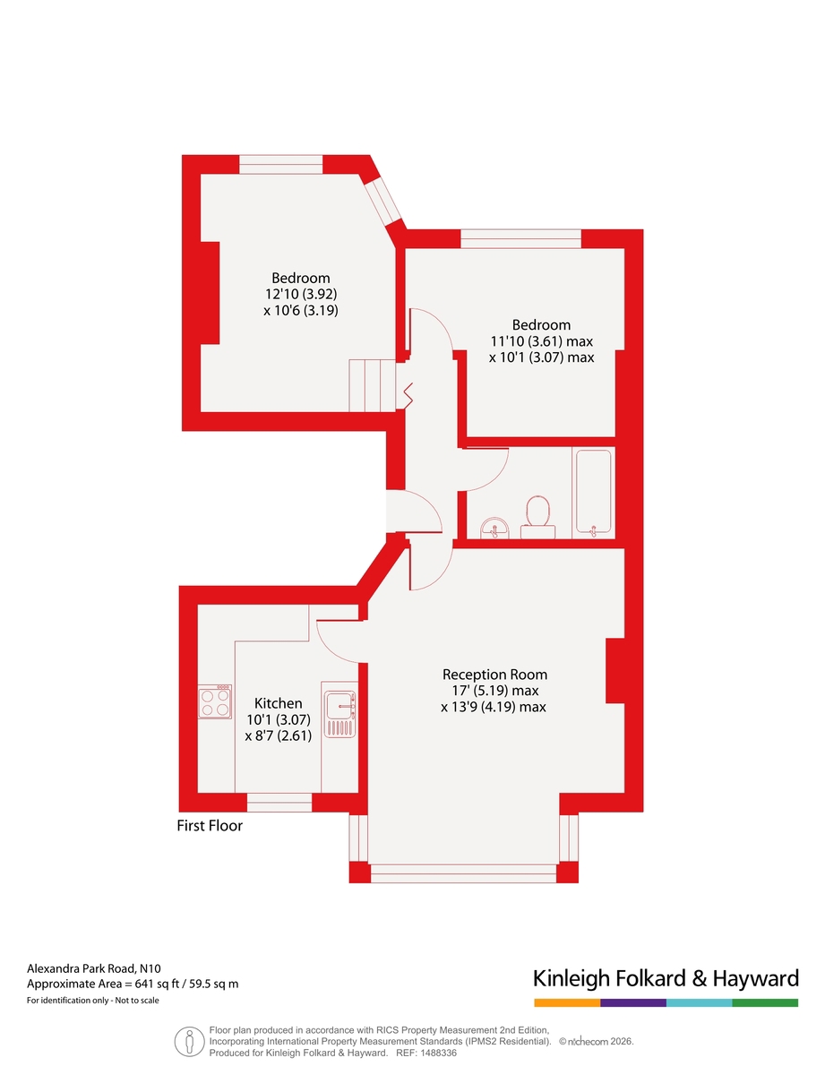 Flat B, 70, Alexandra Park Road, London floorplan