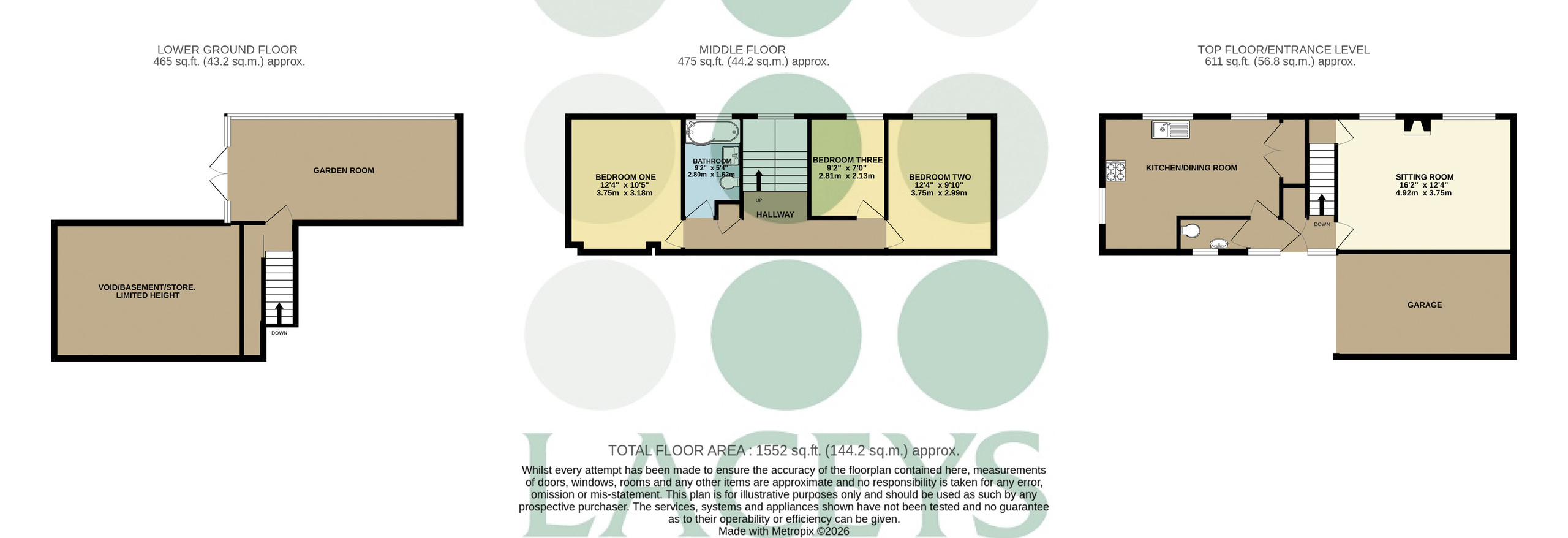 63 Yew Tree Close, Yeovil floorplan