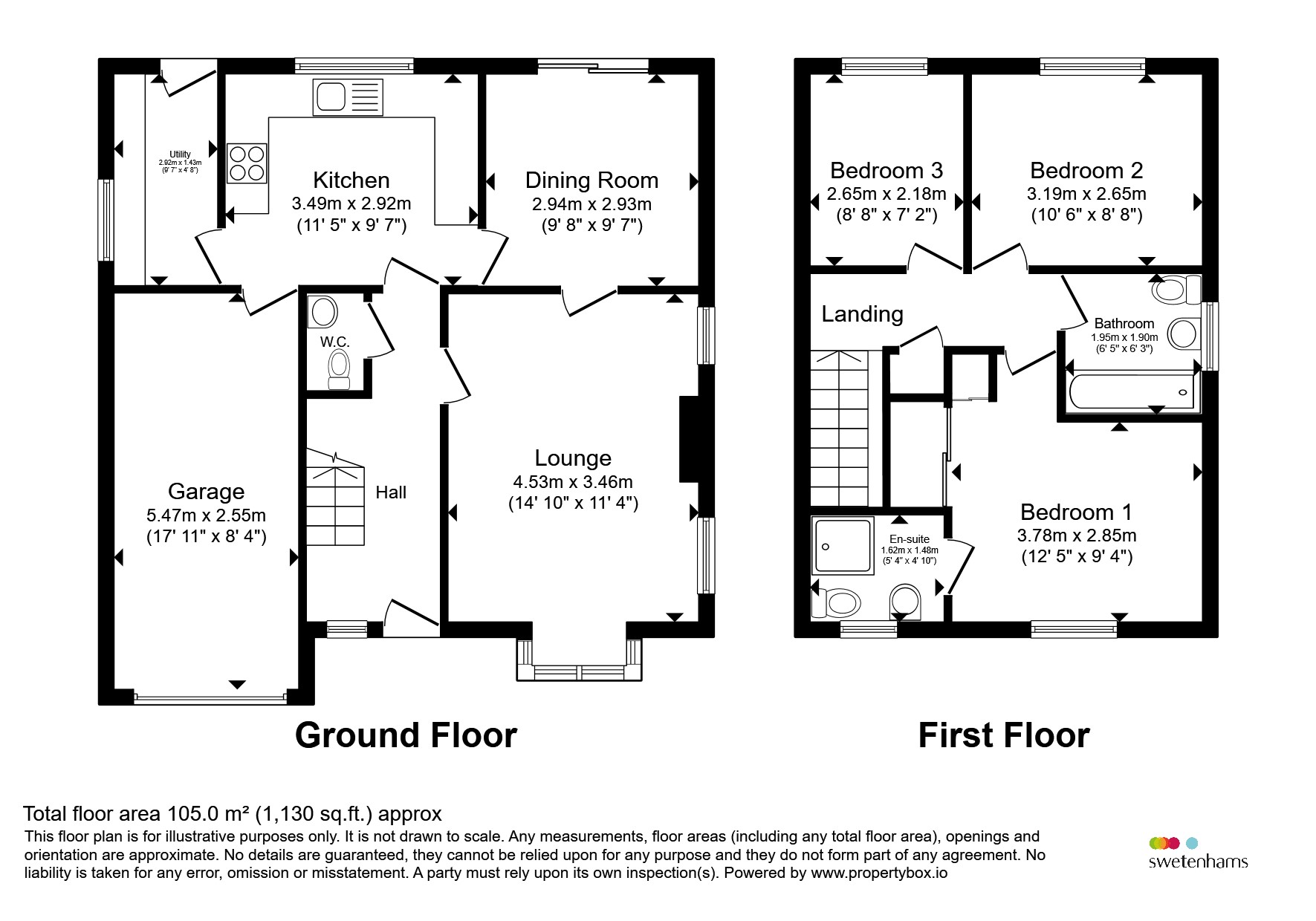 2, Cedar Close, Northwich floorplan
