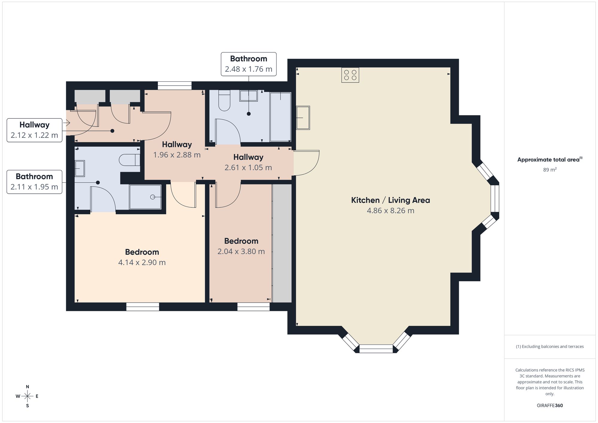 3 Bowes Gate Drive, Chester Le Street floorplan