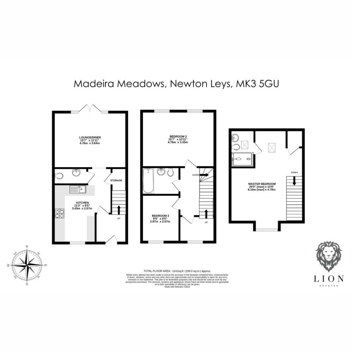 11, Madeira Meadows, Milton Keynes floorplan