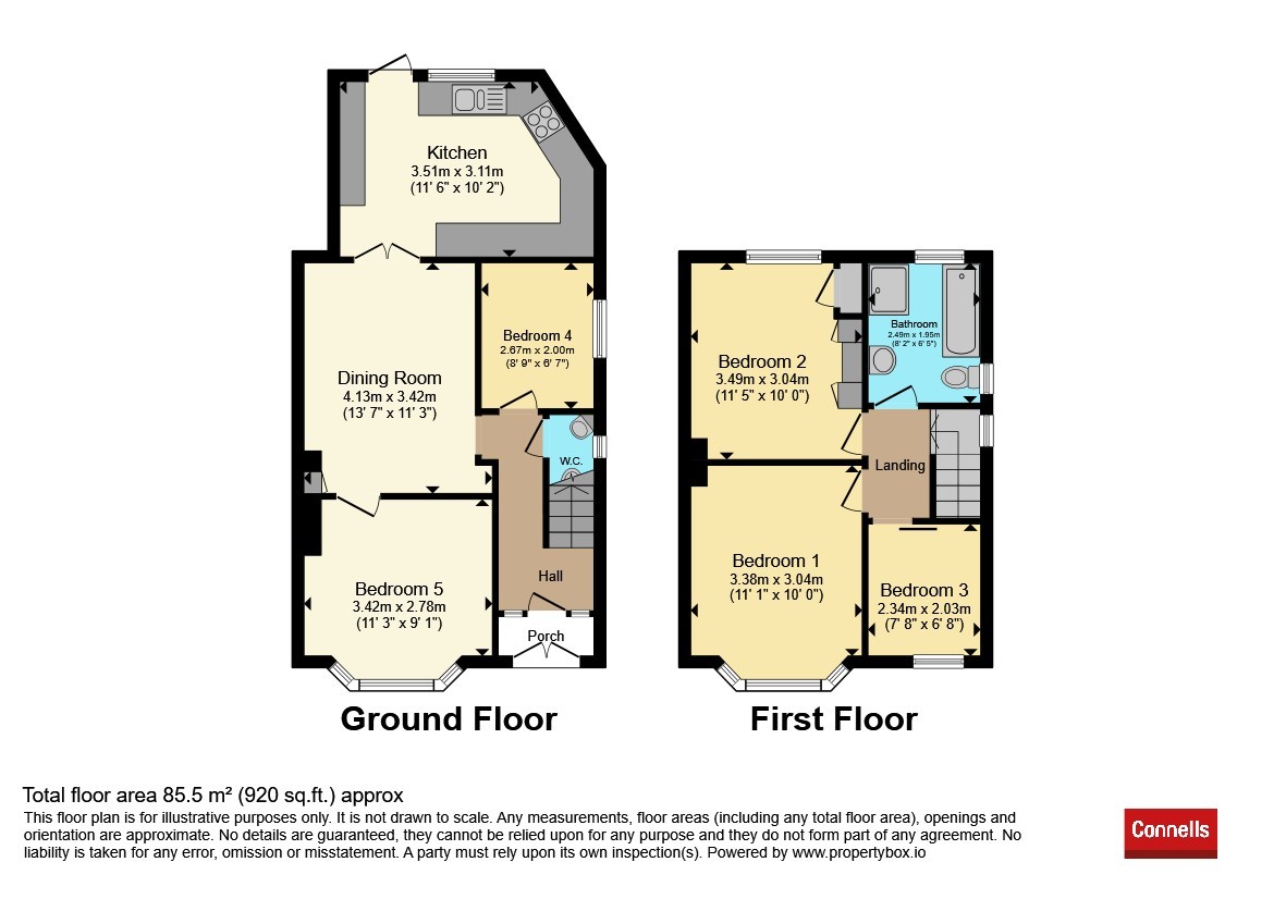 48, Town Furze, Oxford floorplan