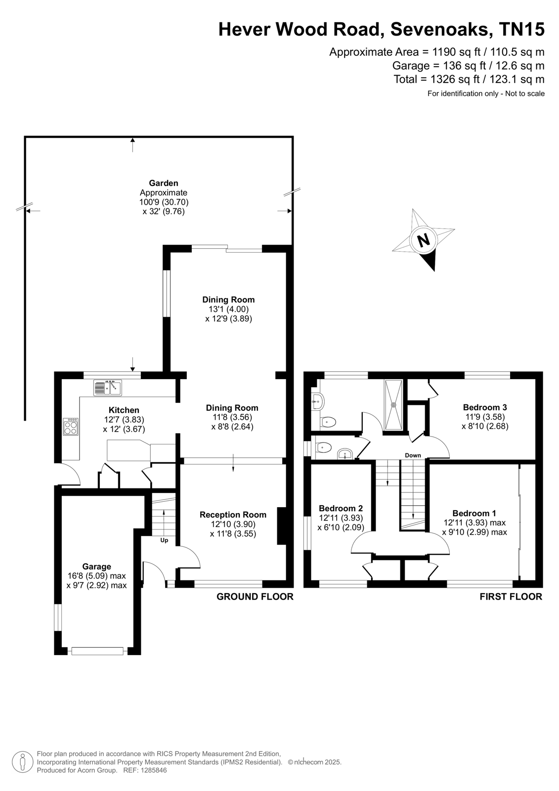 11, Hever Wood Road, Sevenoaks floorplan