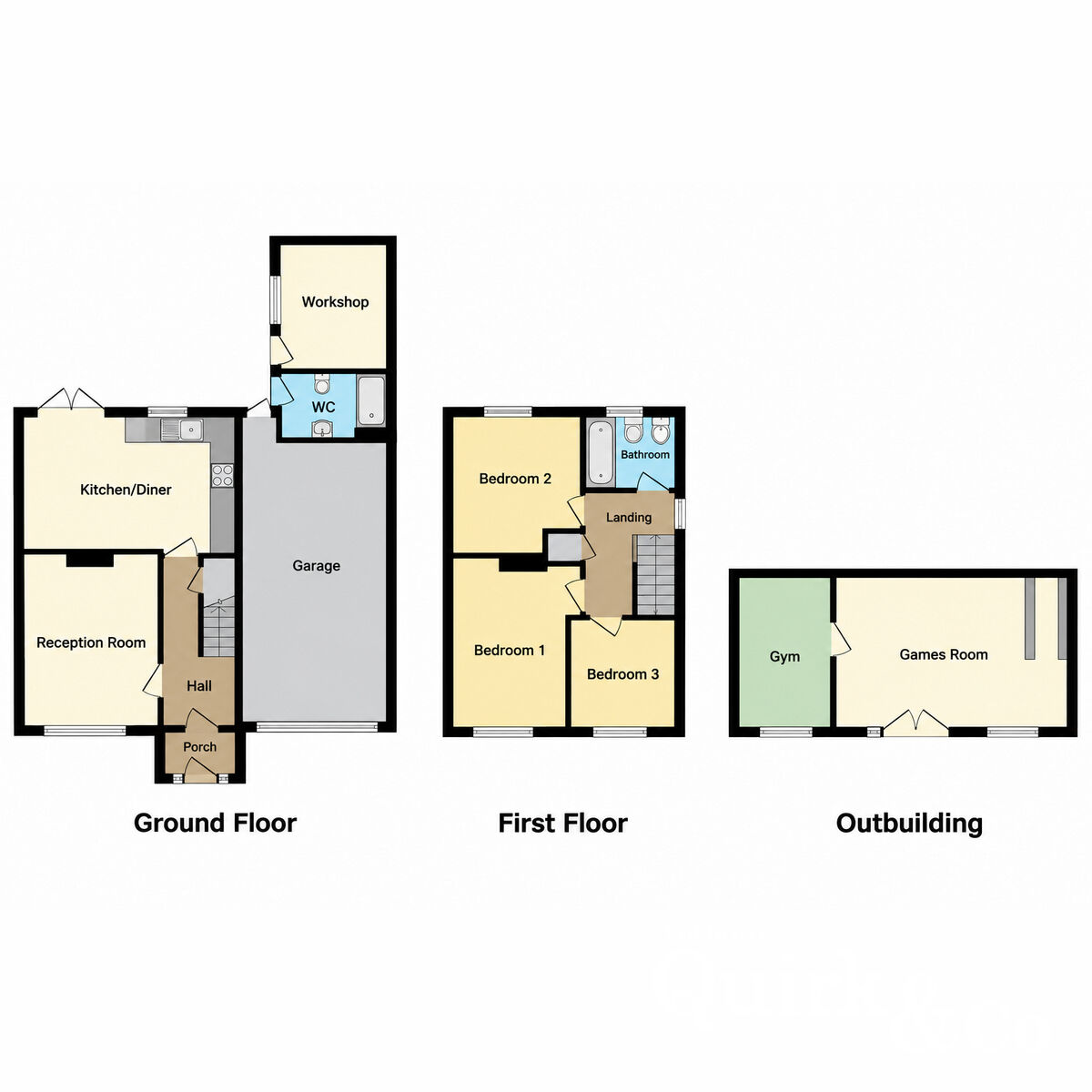 355, High Road, Benfleet floorplan