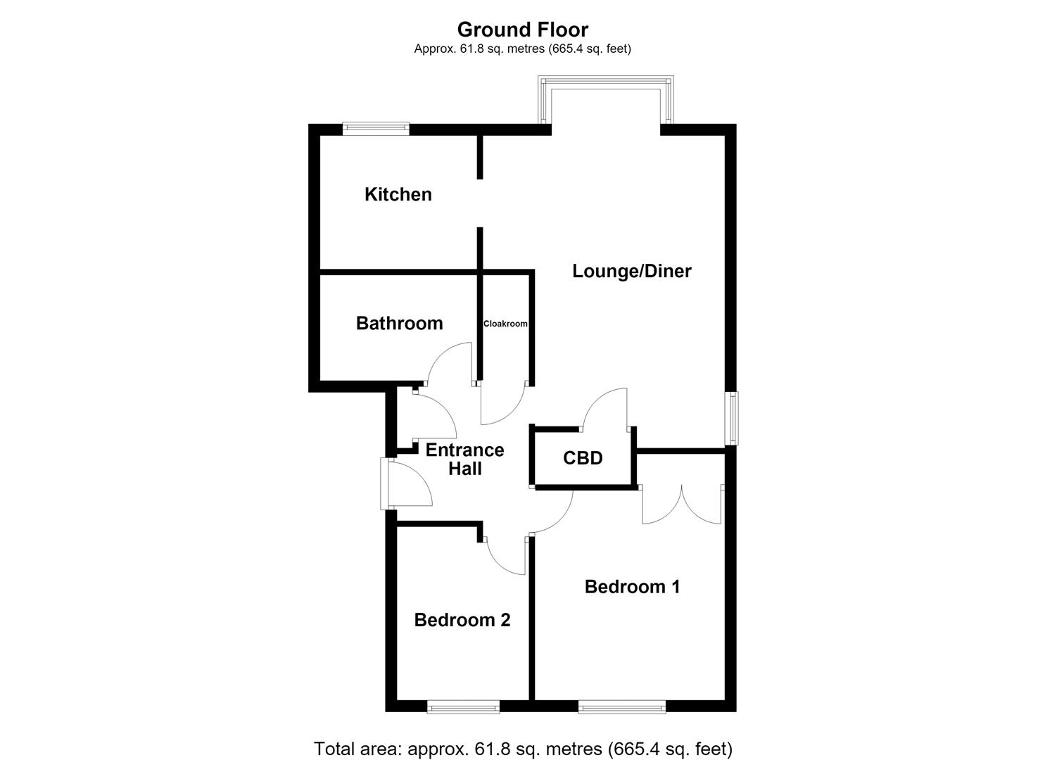 34, Pildacre Brow, Ossett floorplan