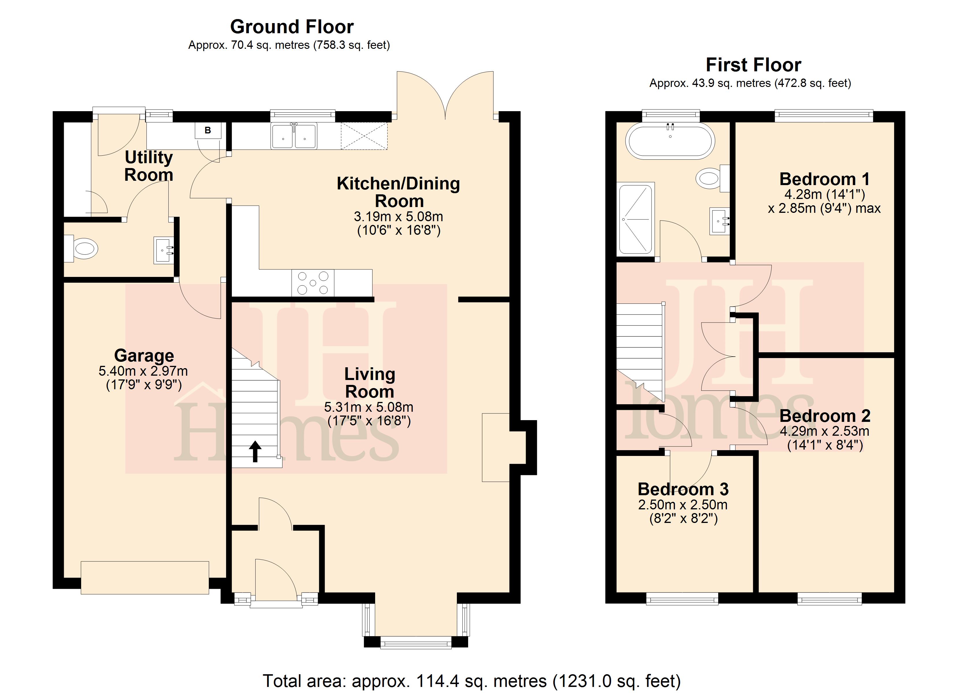 7, Plover Close, Askam-in-Furness floorplan