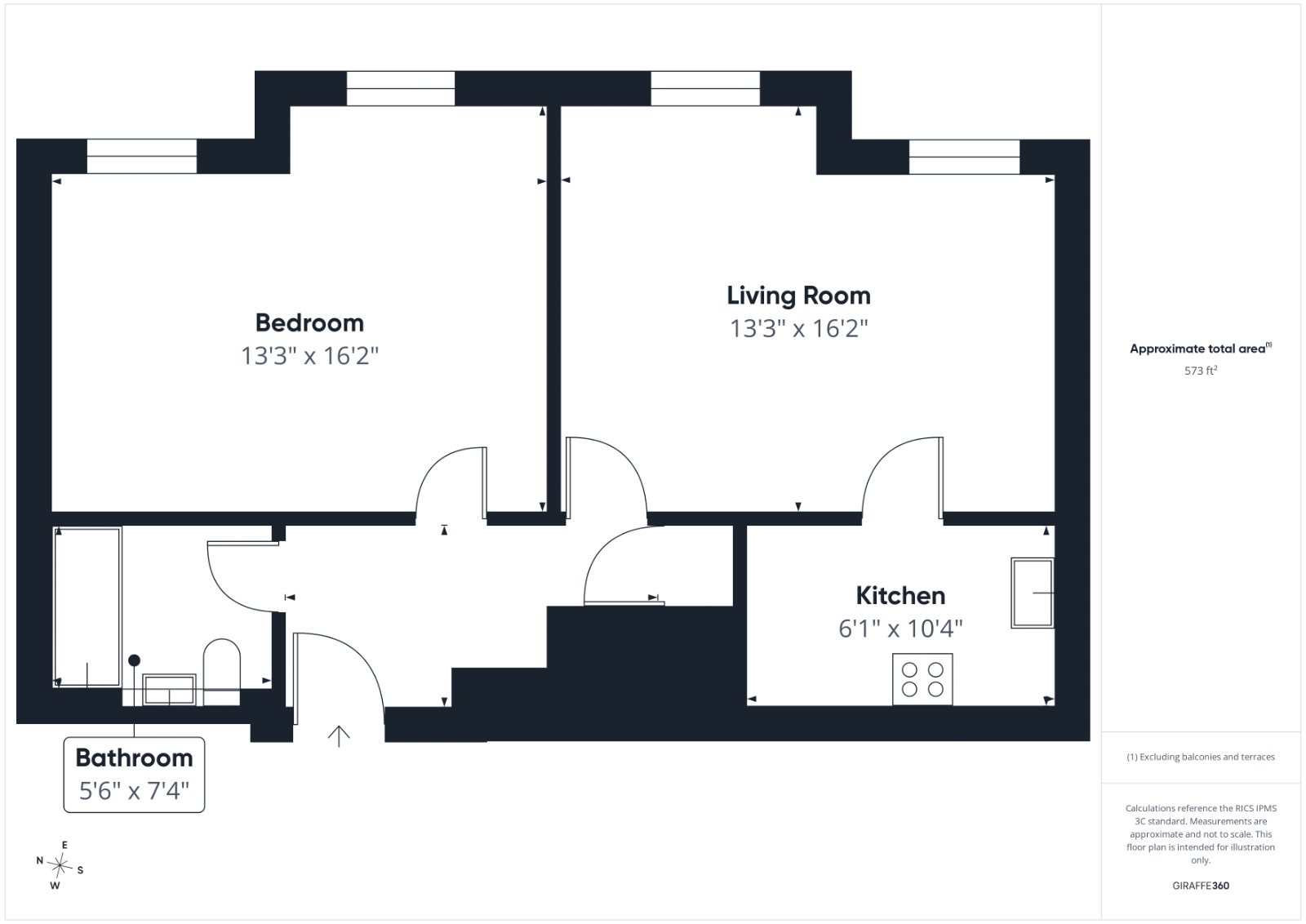 Flat 12A, Somersham, 26, Ray Park Avenue, Maidenhead floorplan