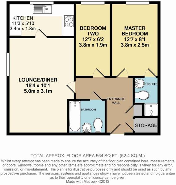 2 Bedrooms Flat to rent in Godwin Way, Horsham RH13