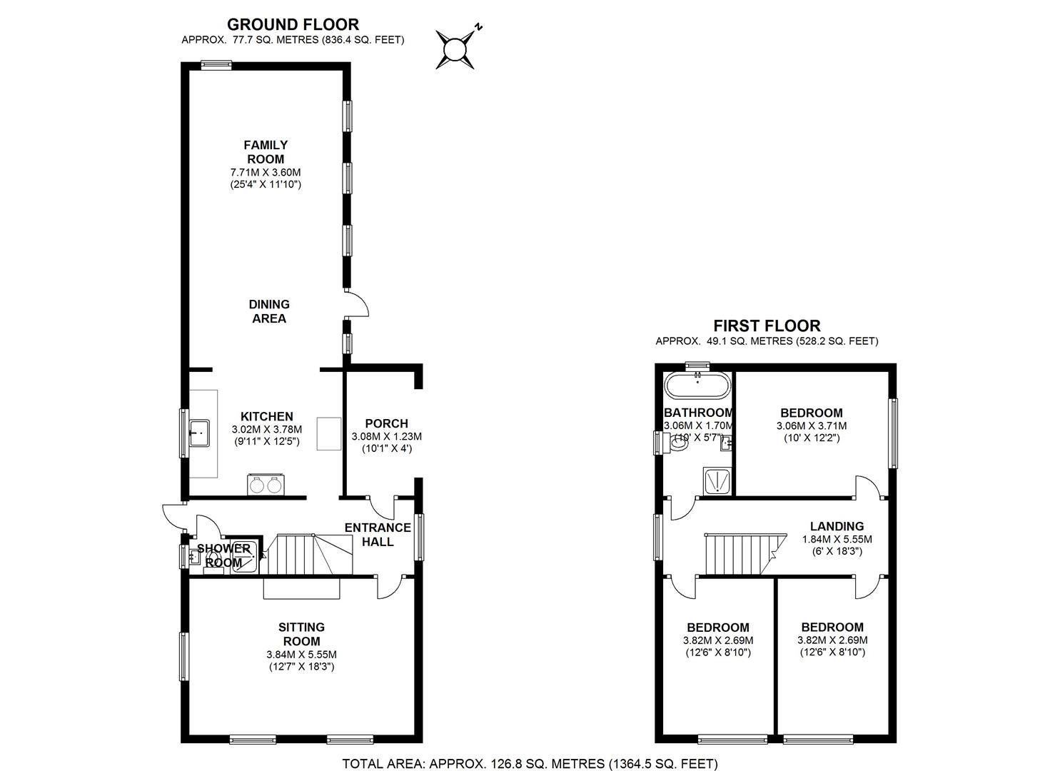 Russet Cottage, 58, Tadworth Street, Tadworth floorplan