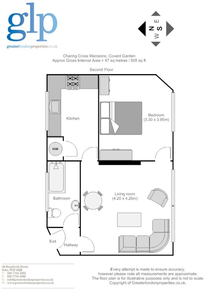 1 Bedrooms Flat to rent in Charing Cross Road, Covent Garden WC2H